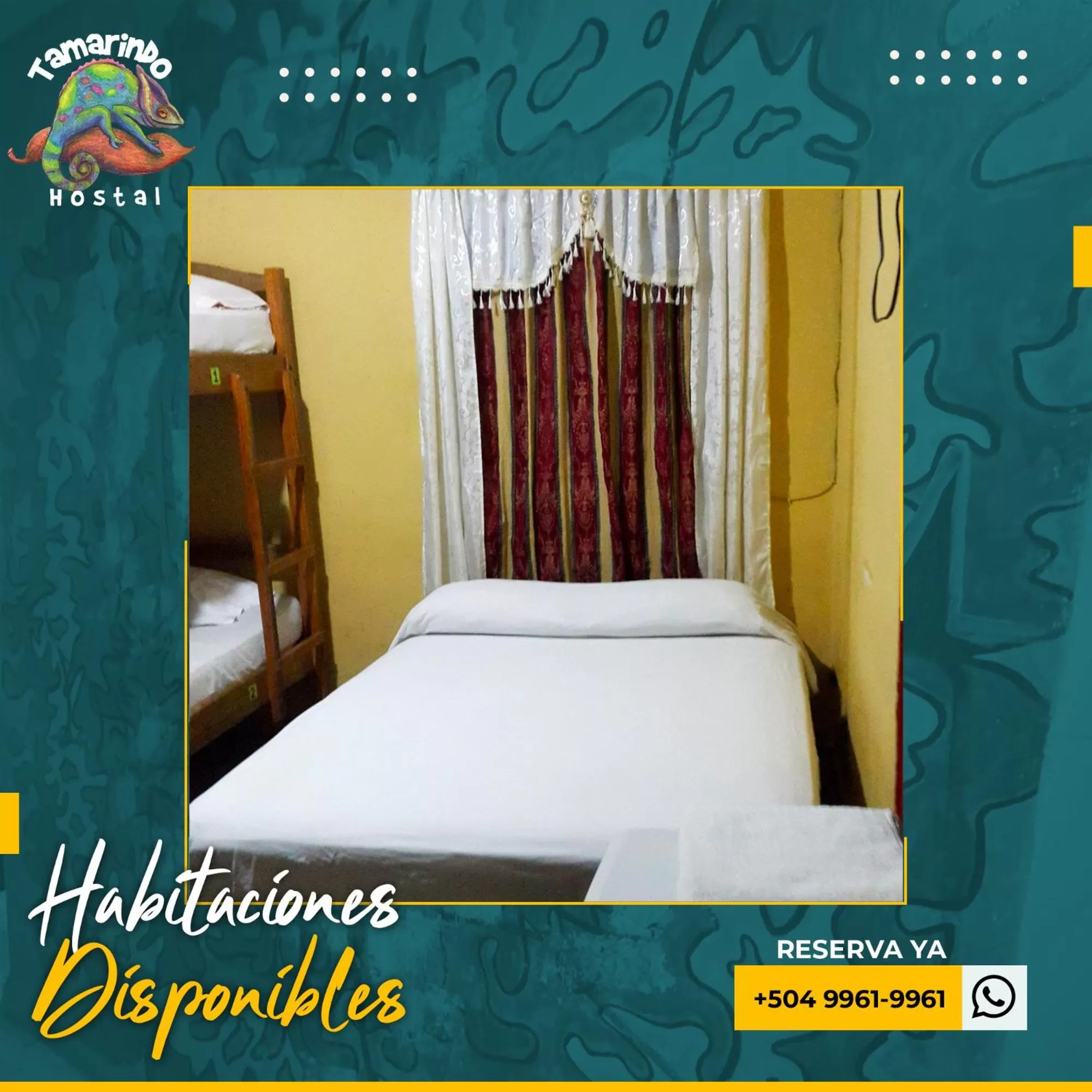 Bed in Tamarindo Hostel