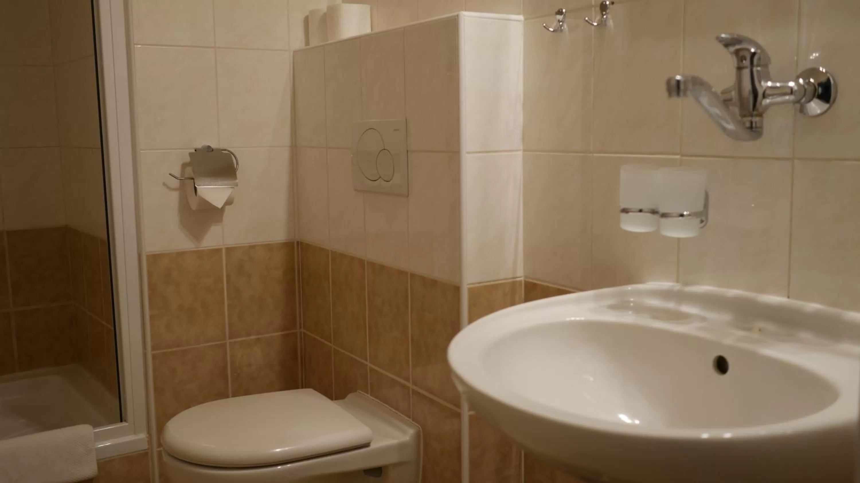 Bathroom in Hotel Bílý Koníček