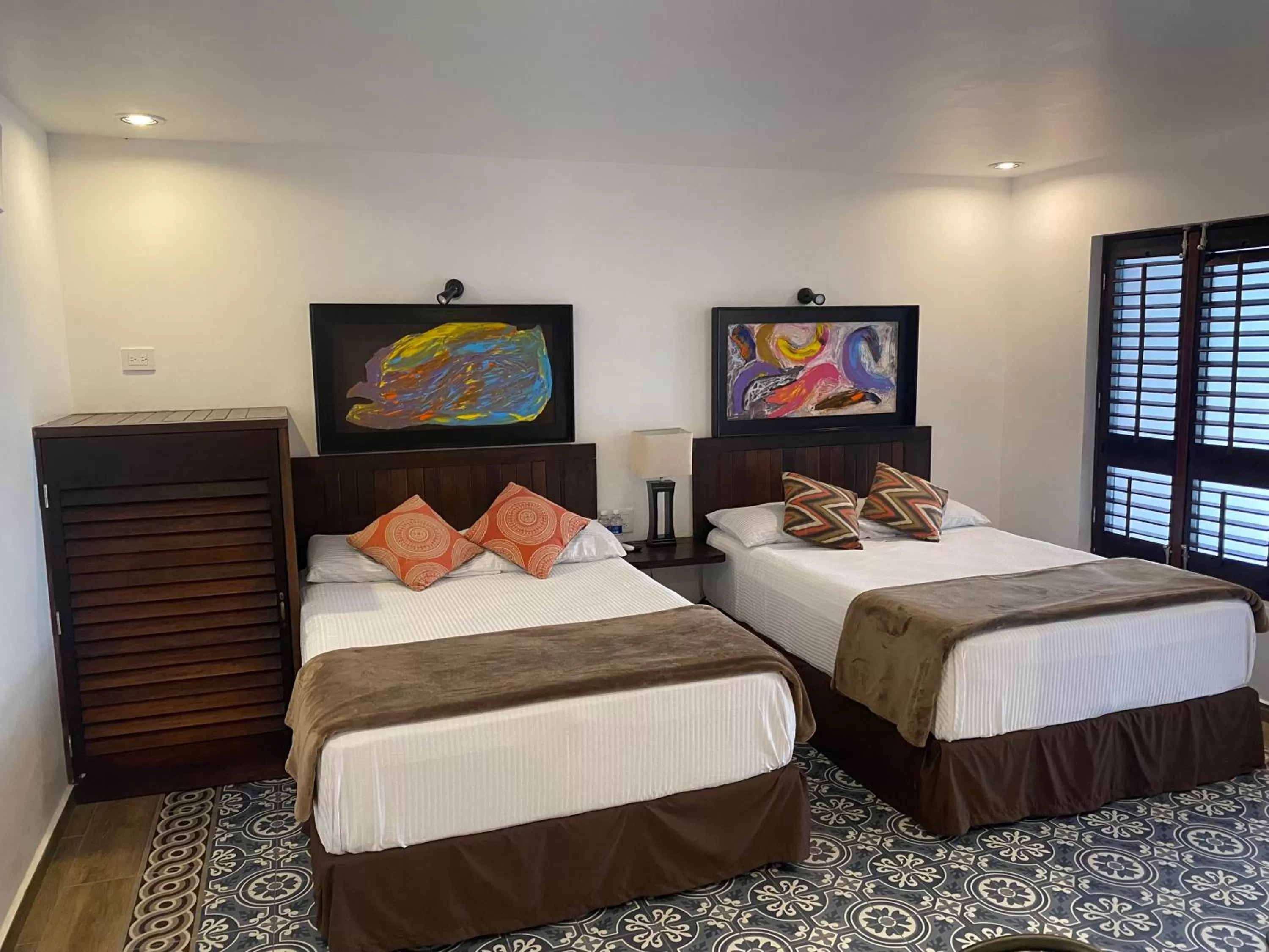 Bed in Hotel Raices de Mar