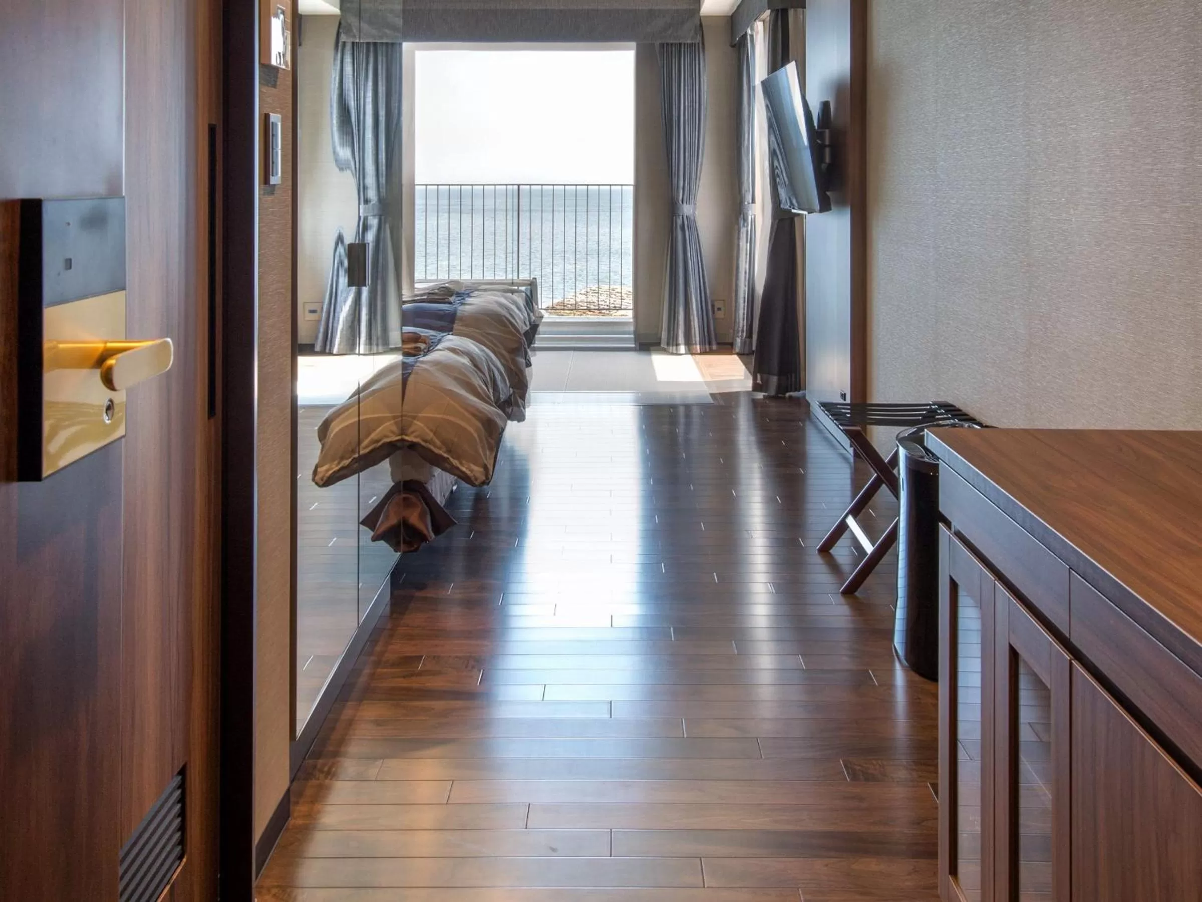 Decorative detail, Bed in REX HOTEL Beppu