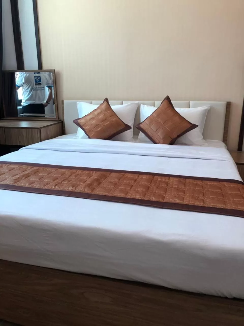 Bed in Galaxy Grand Hotel