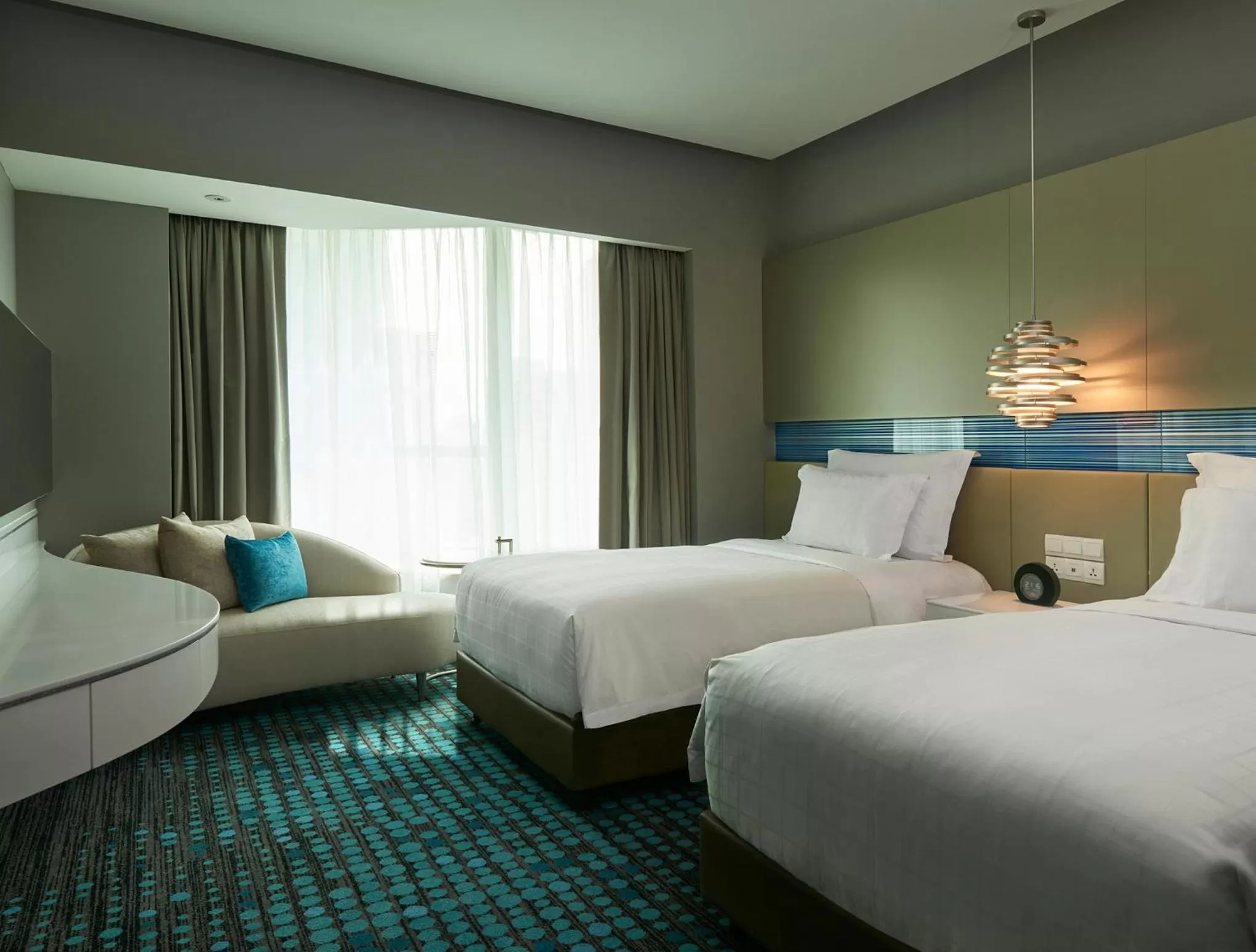 Bed in Pullman Kuala Lumpur City Centre Hotel & Residences