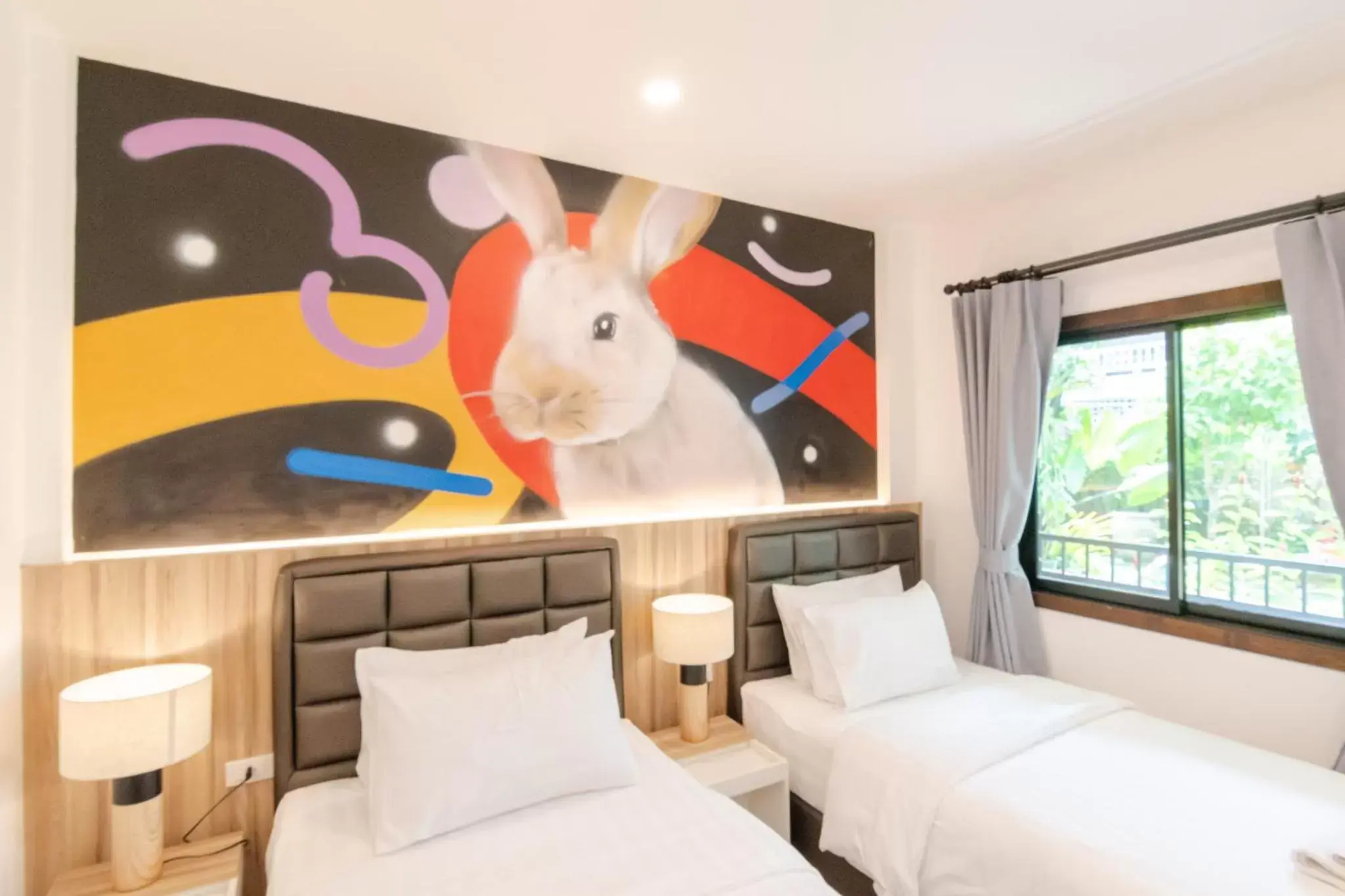Standard Twin Room in นายก่ายหมอน Nine-Kai-Mon Standard Twin Room in นายก่ายหมอน Nine-Kai-Mon