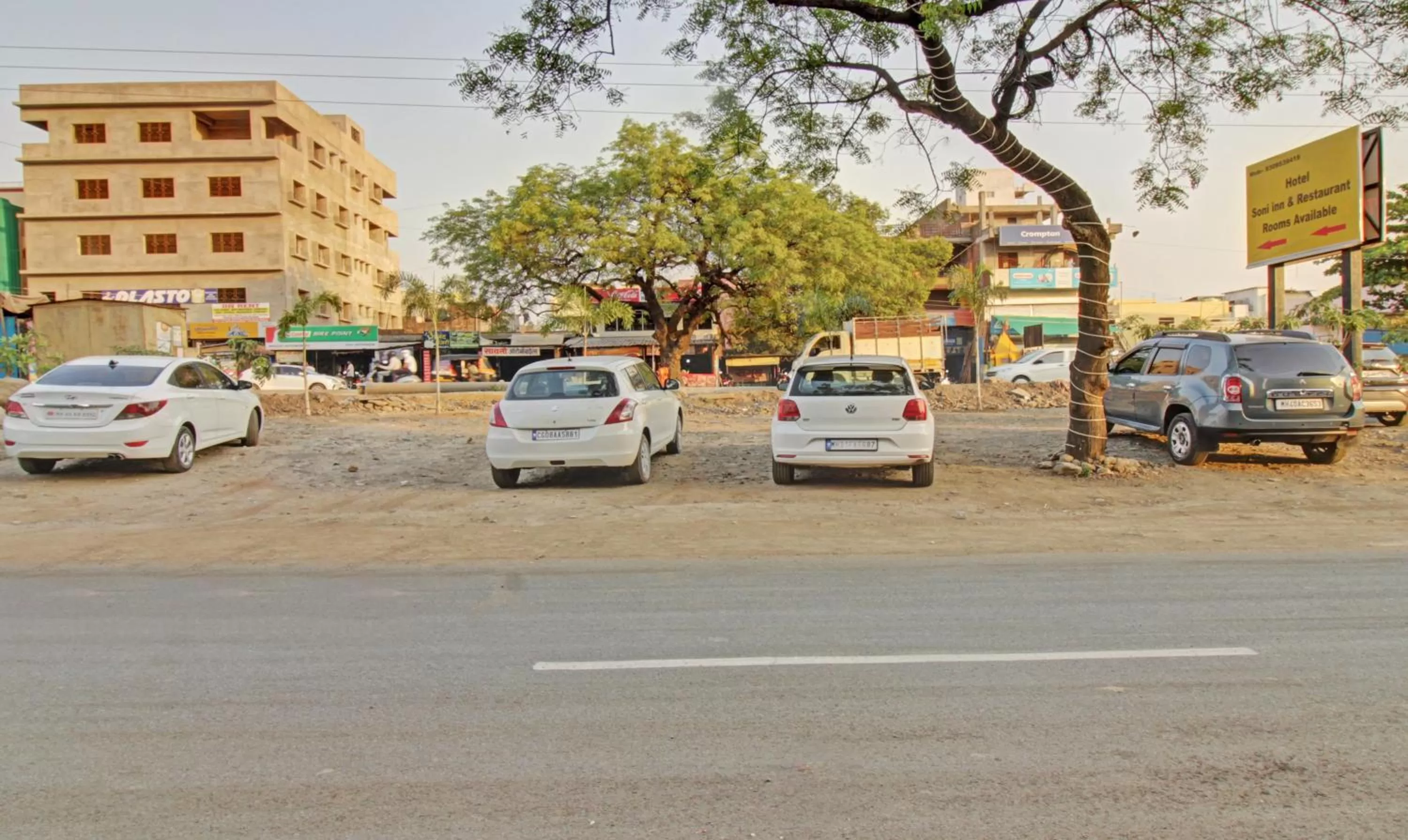 Parking in Treebo The Boss