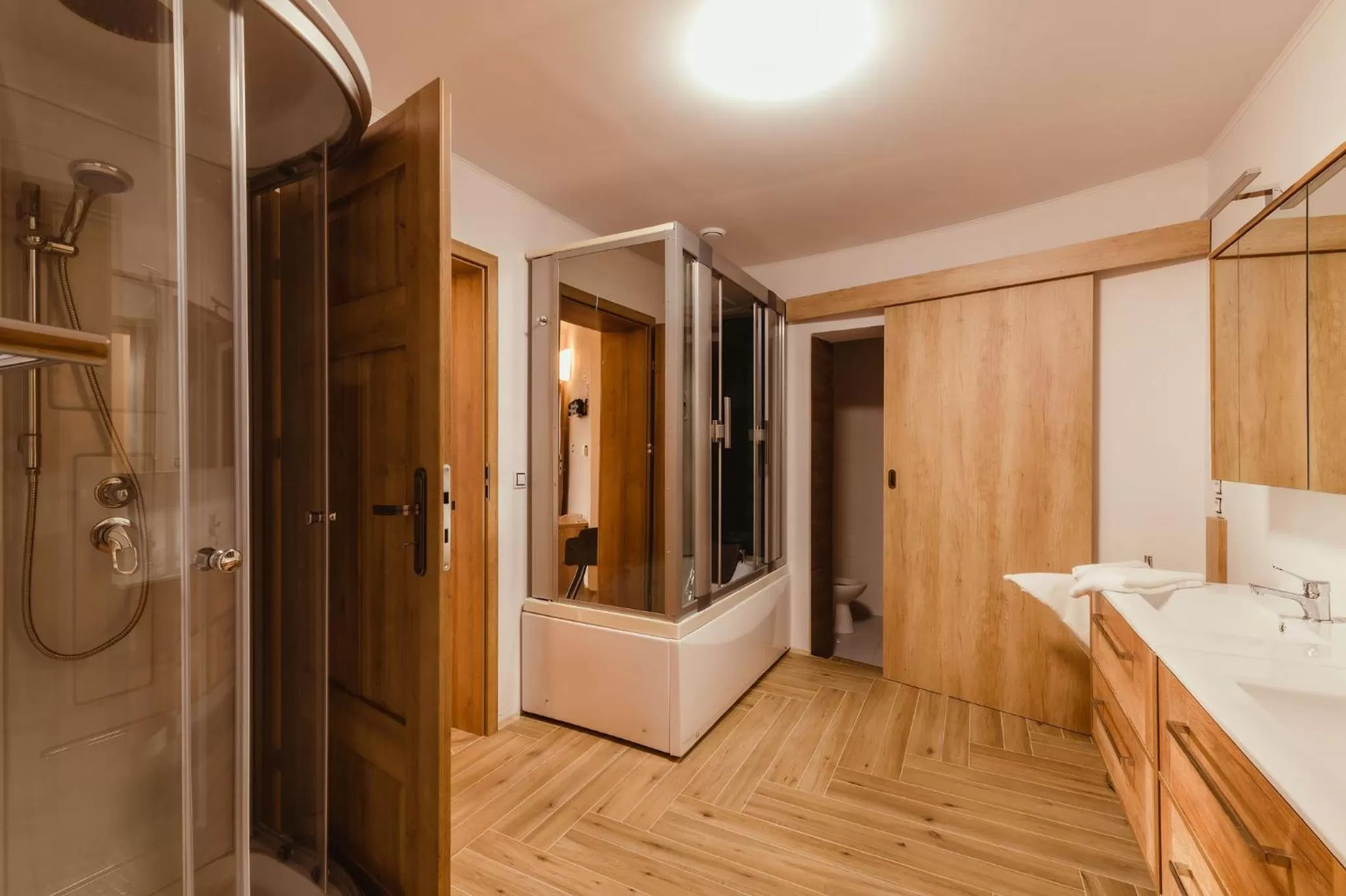 Bathroom in Hotel Dymník