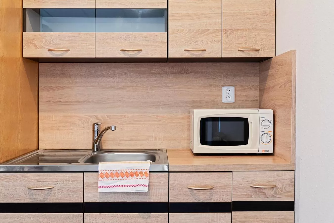 Kitchen or kitchenette in Hotel Slezan