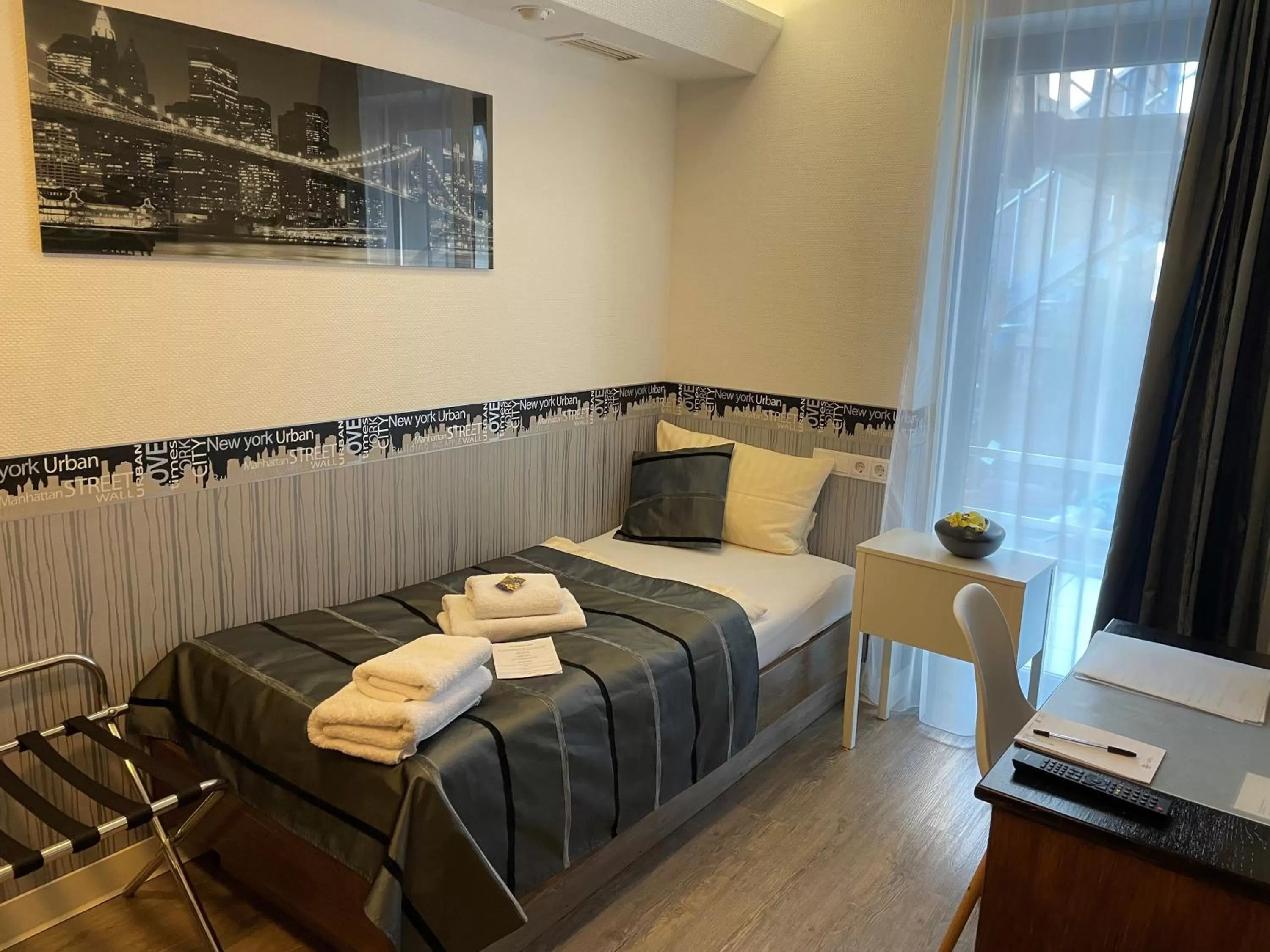 Bed in Hotel Corsten