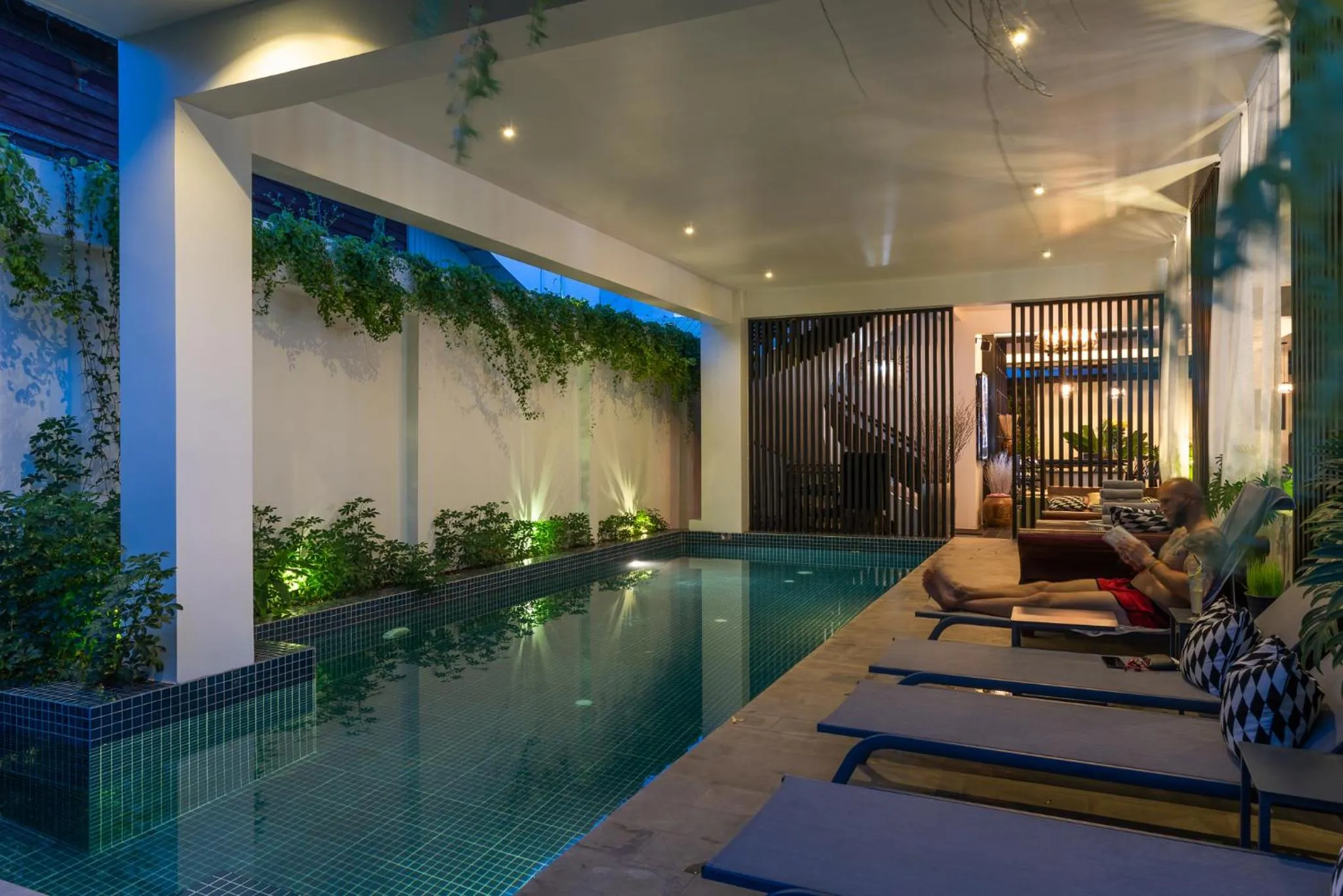 Swimming pool in Monthara Angkor Residence