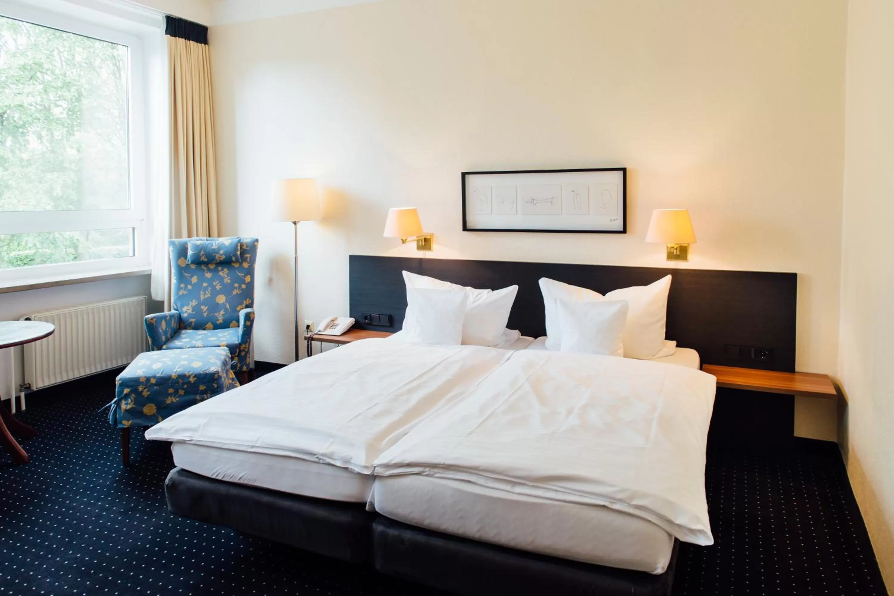 Photo of the whole room, Bed in Parkhotel Cloppenburg