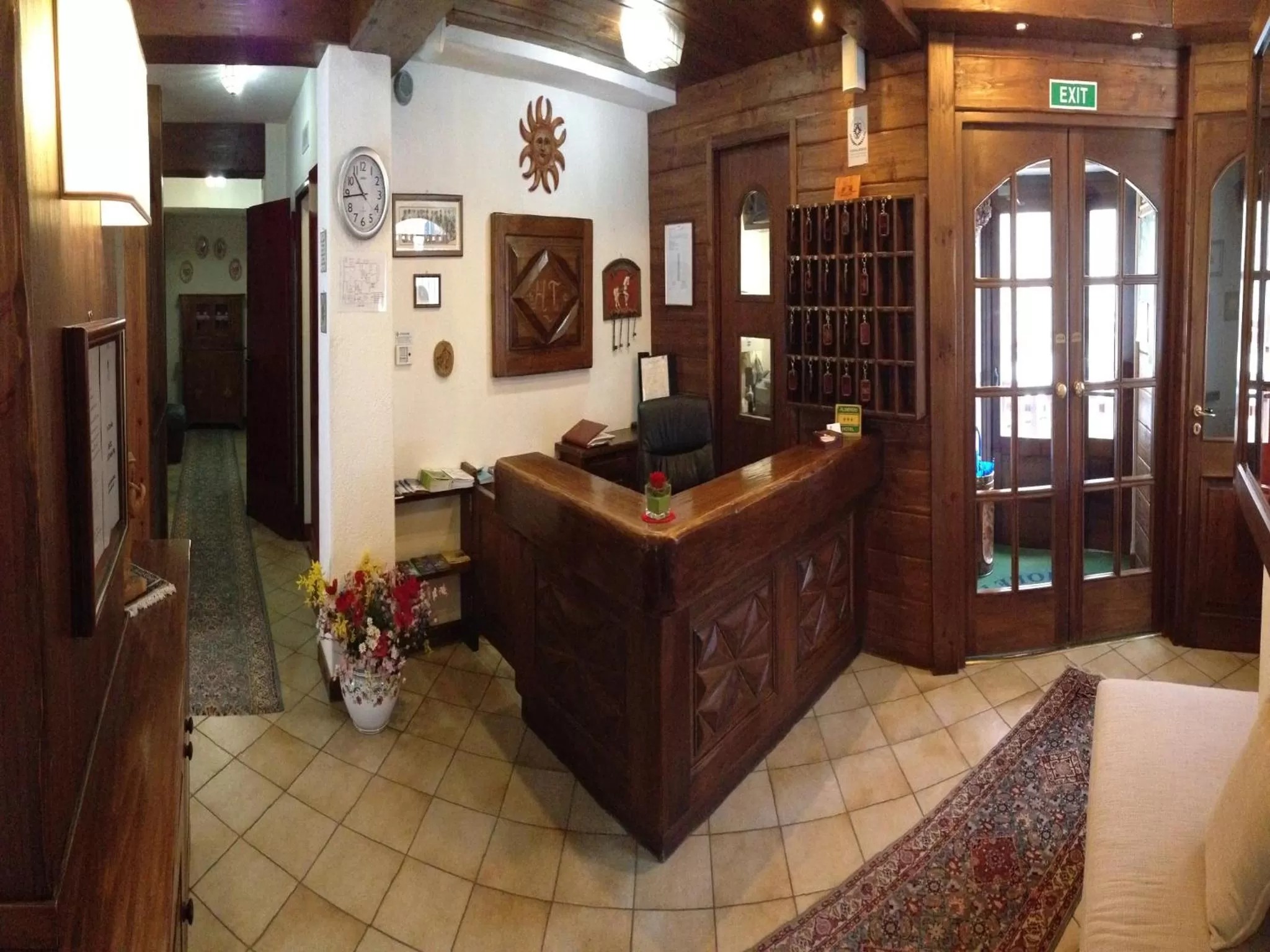 Lobby or reception in Hotel Triolet