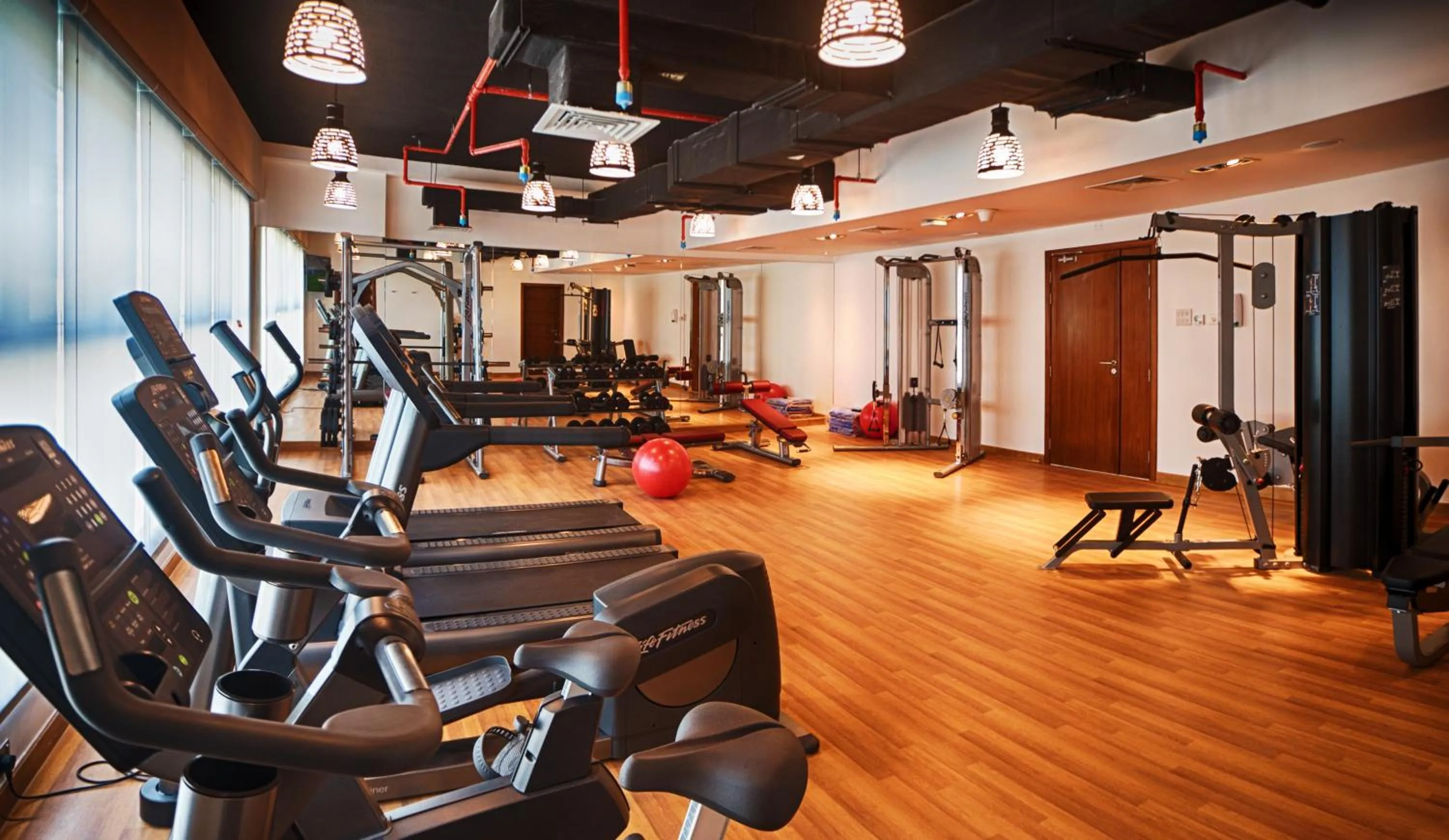 Fitness centre/facilities in Rose Park Hotel - Al Barsha, Opposite Metro Station