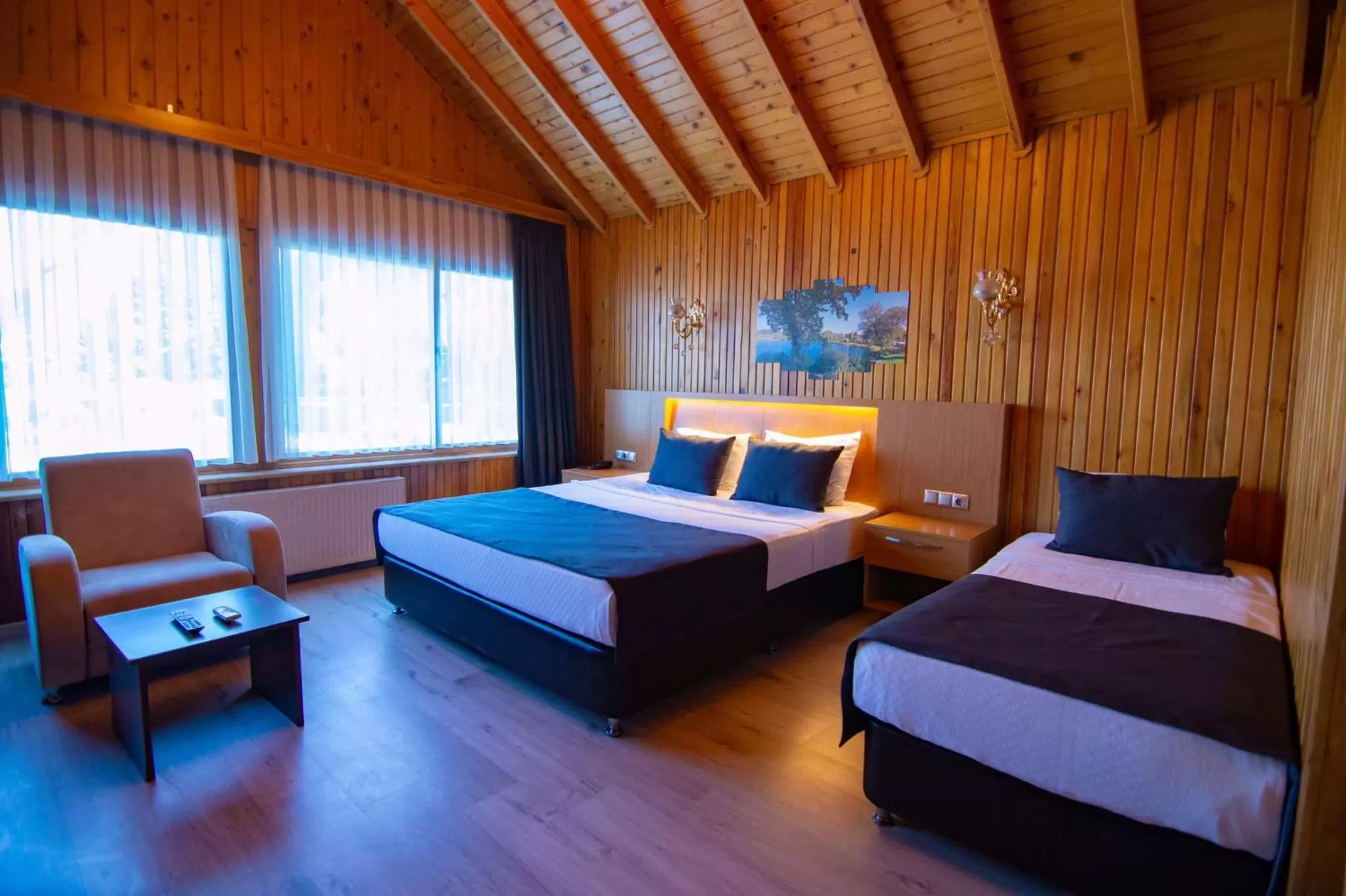 TV and multimedia, Bed in Sandal Otel