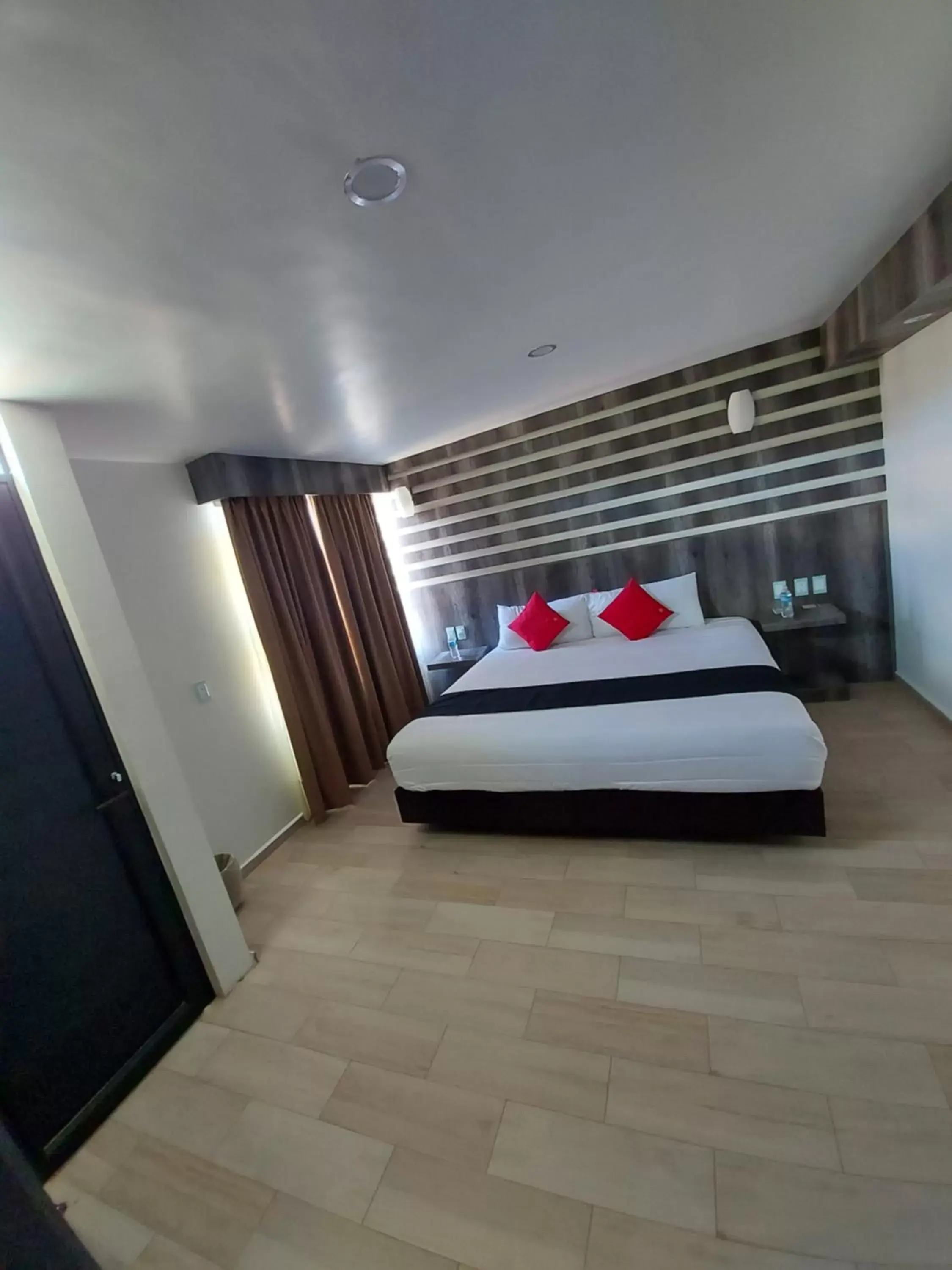 Bed in Hotel La Estancia Zacatlan Bed in Hotel La Estancia Zacatlan