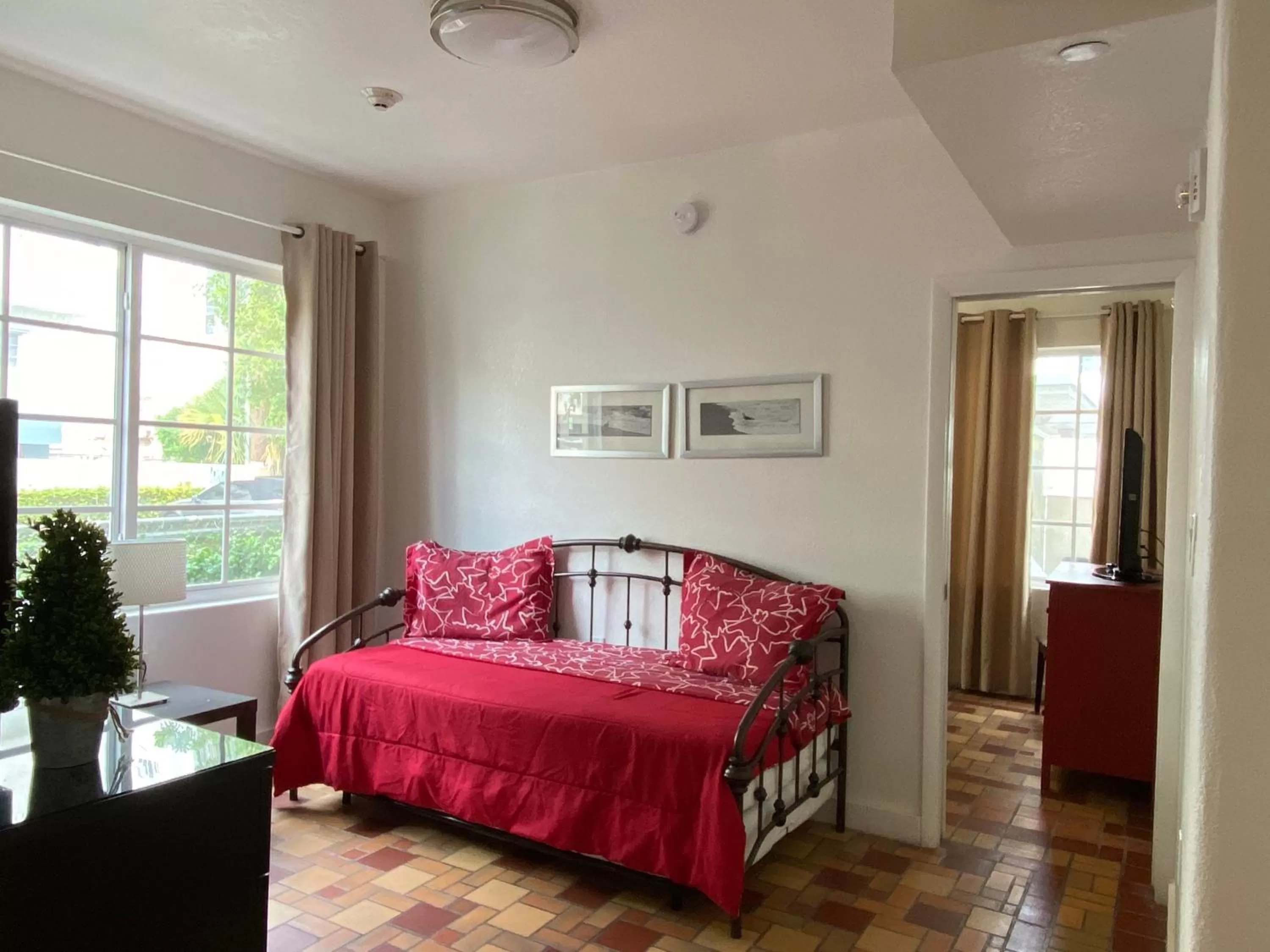 Bed in Harding Boutique Apartments