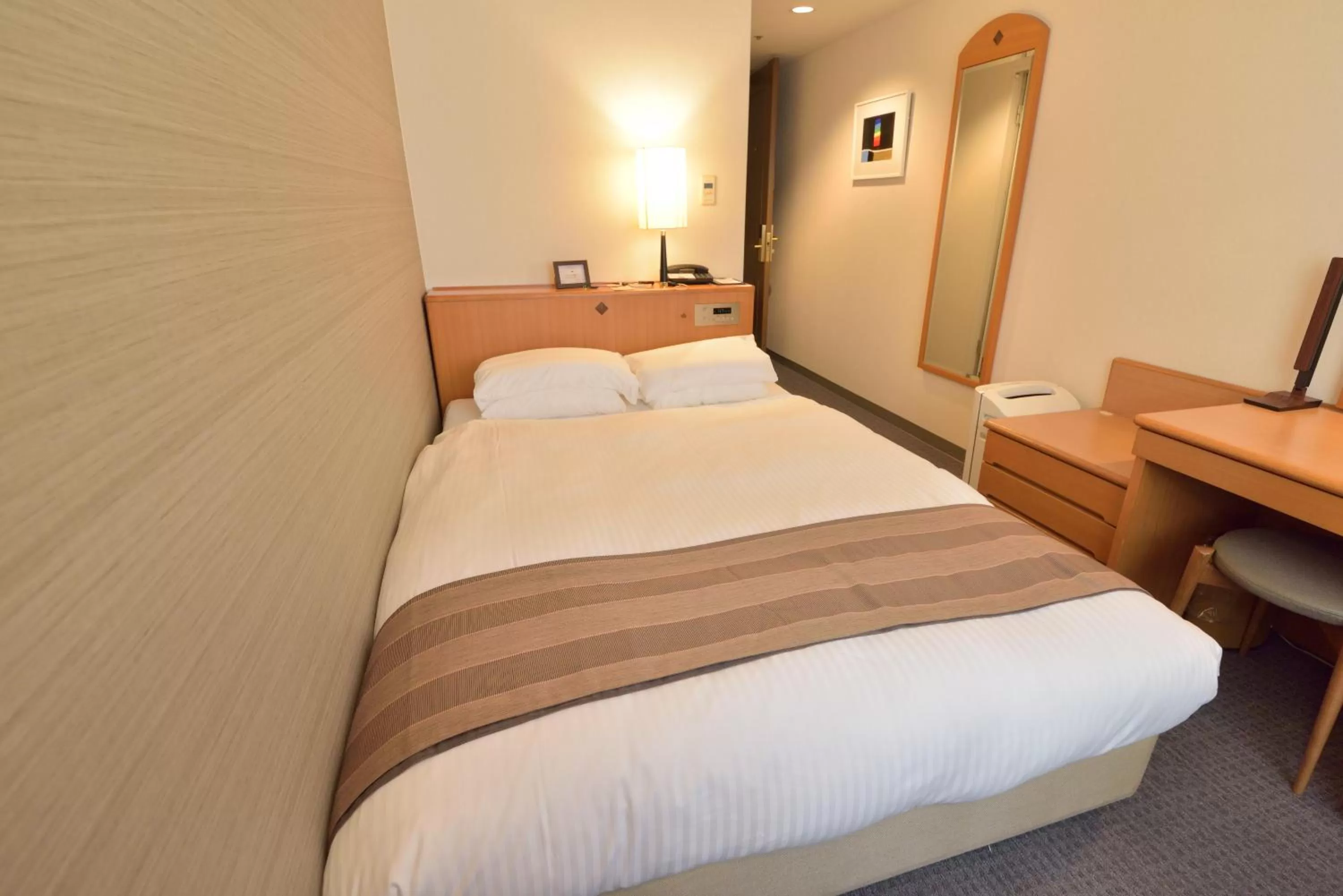 Bed in Okayama Koraku Hotel