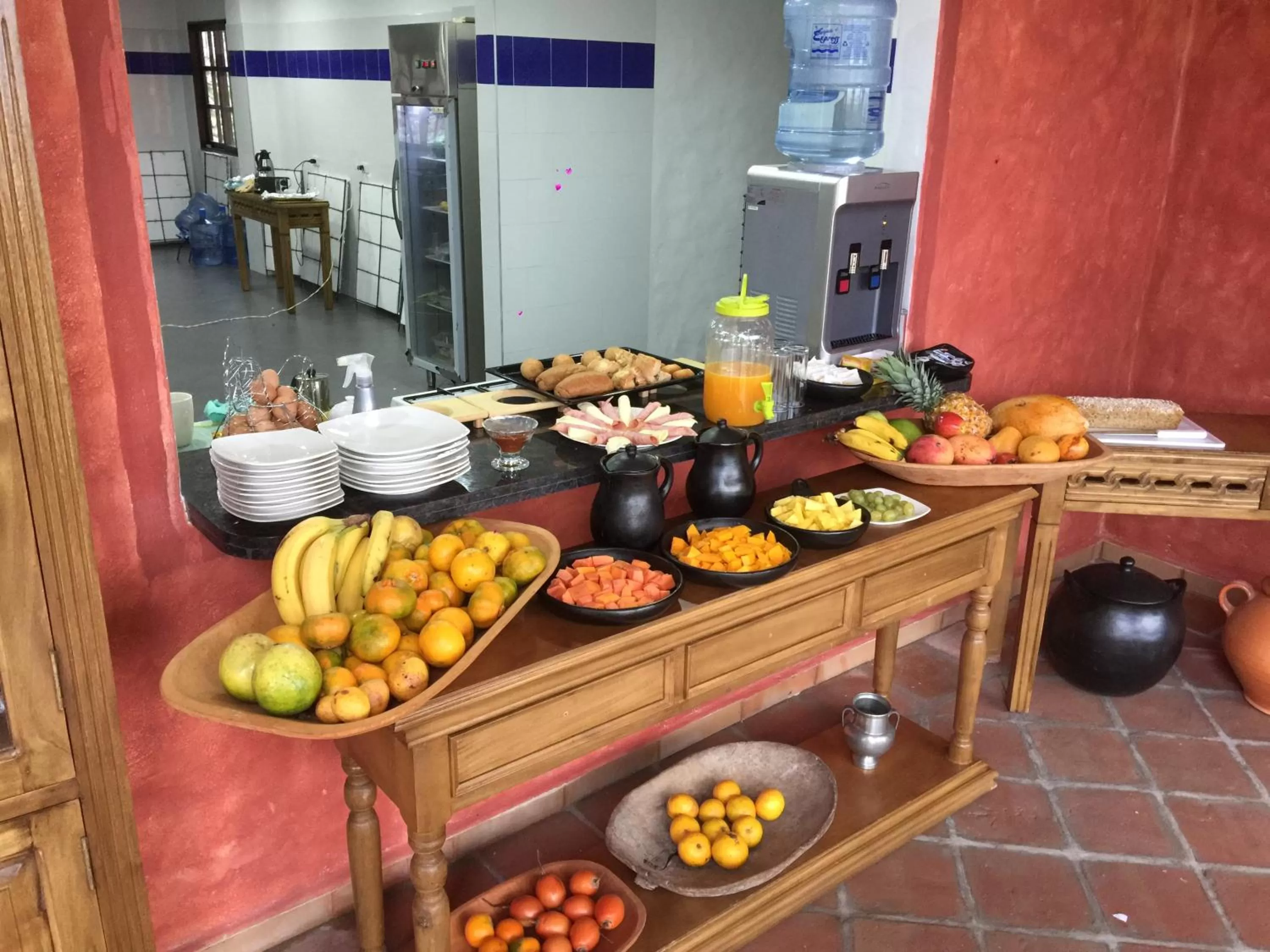 Food in Monasterio San Agustín, Colombia
