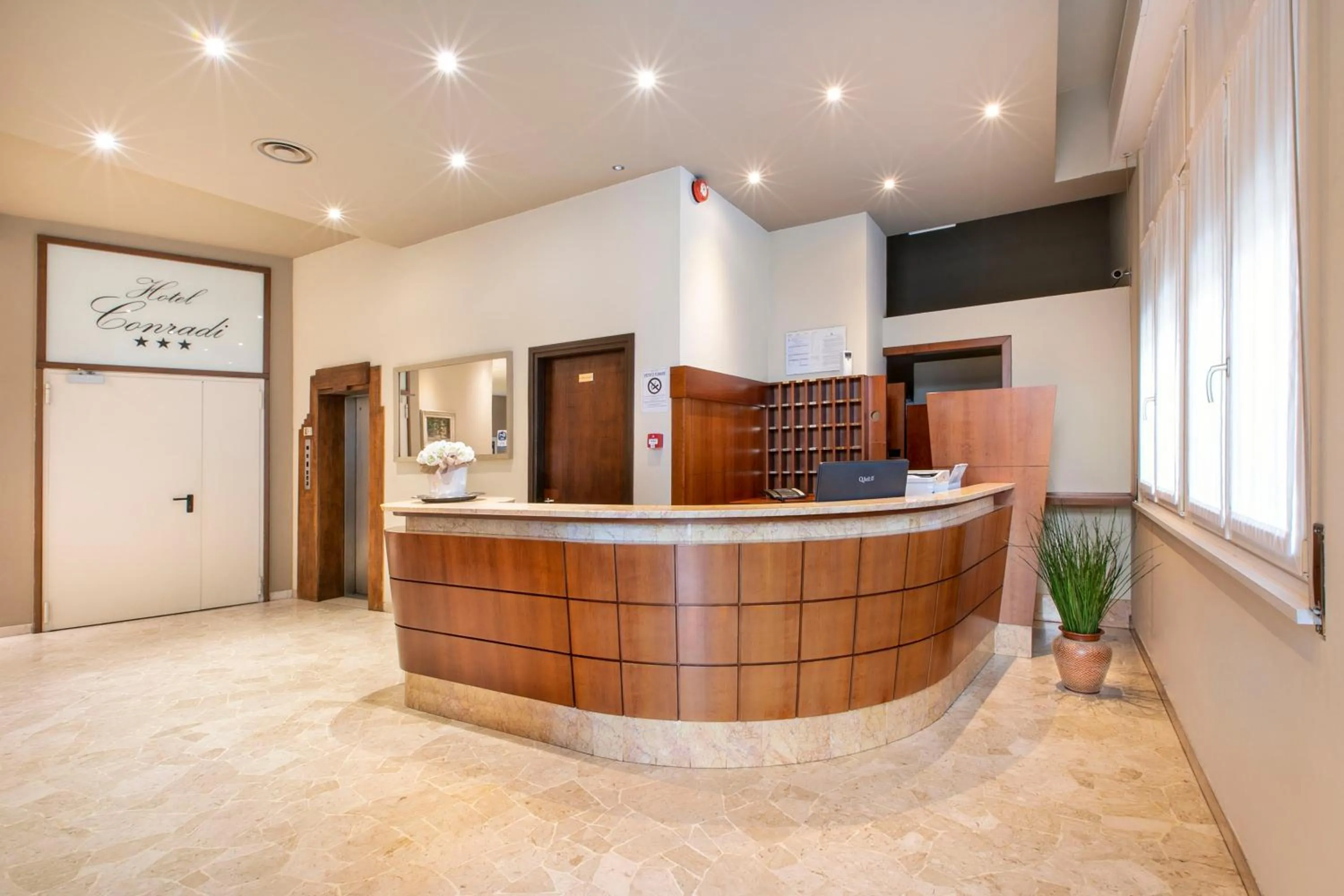 Lobby or reception in Hotel Conradi