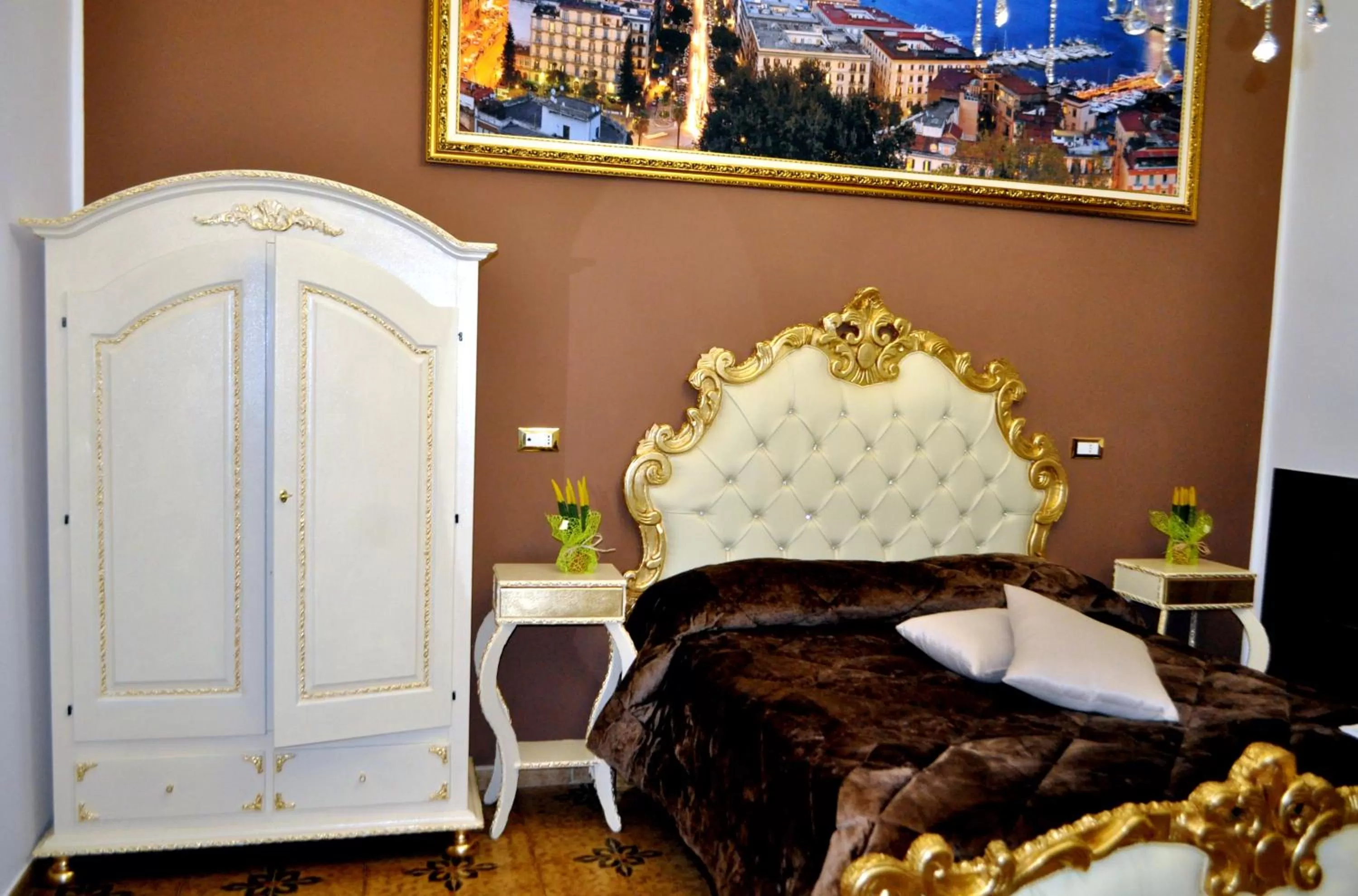 Bed in Hotel des Artistes