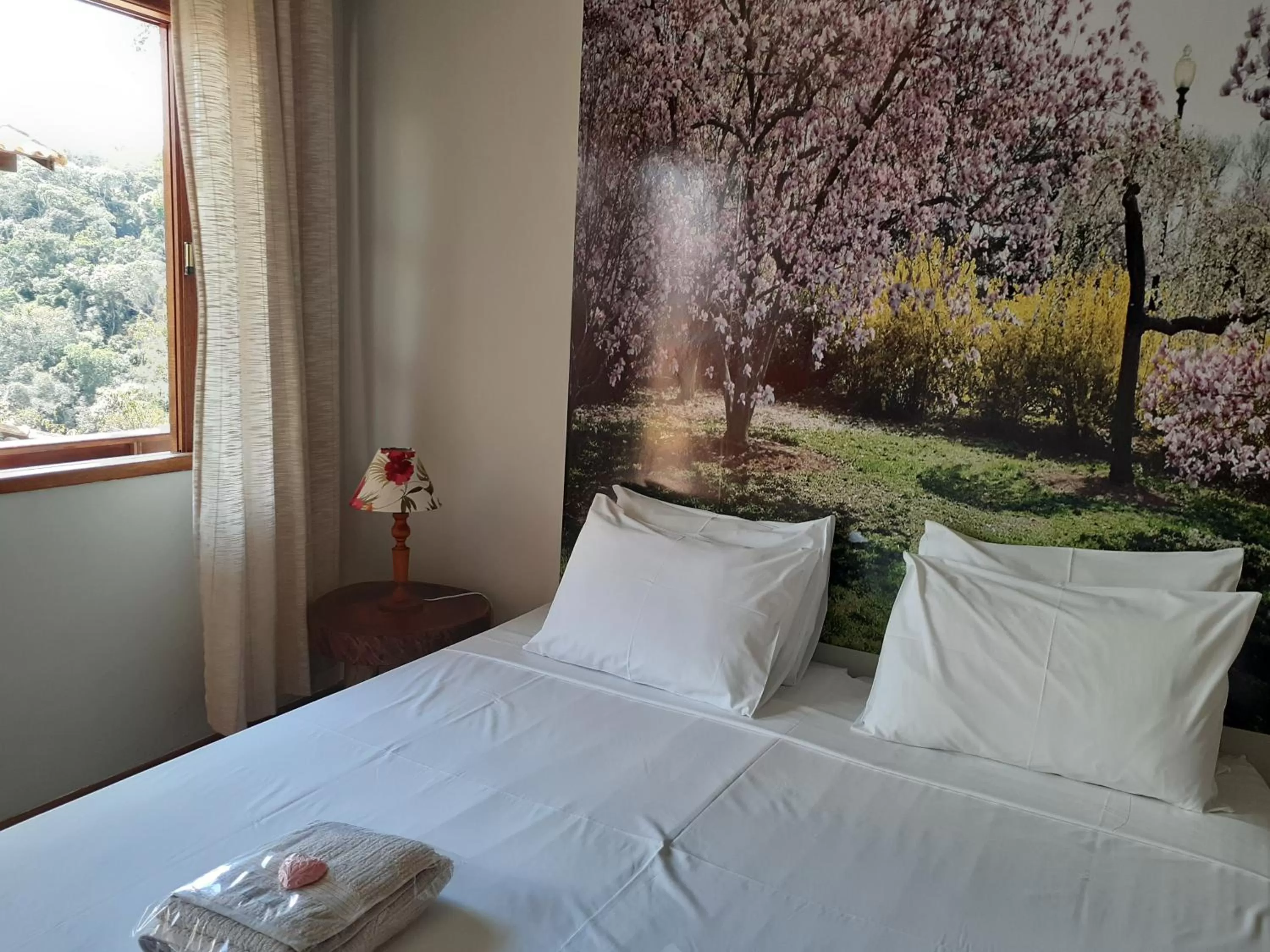 Bed in Pousada R.N.C. Nosso Paraíso