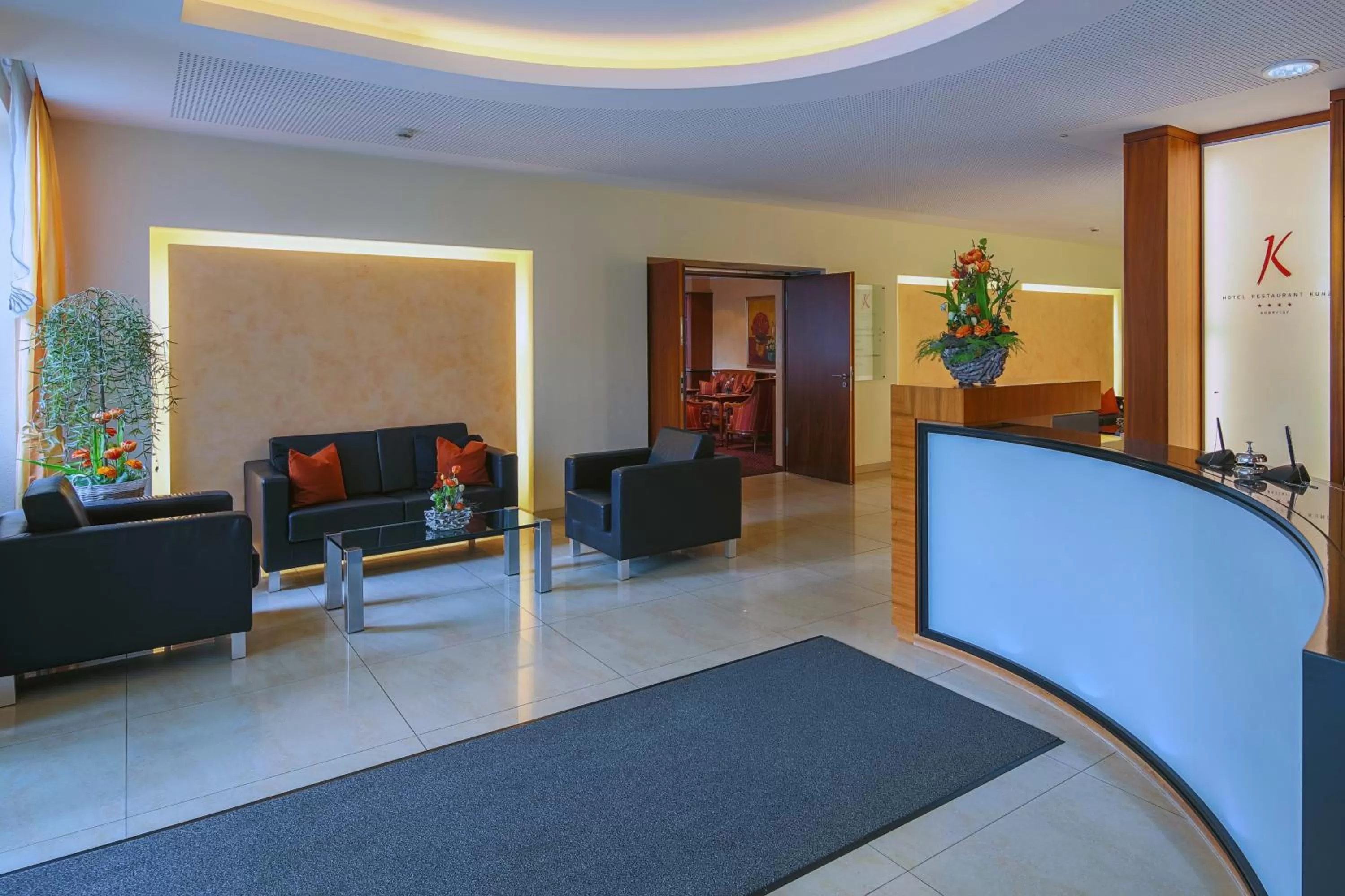 Lobby or reception in Hotel-Restaurant Kunz