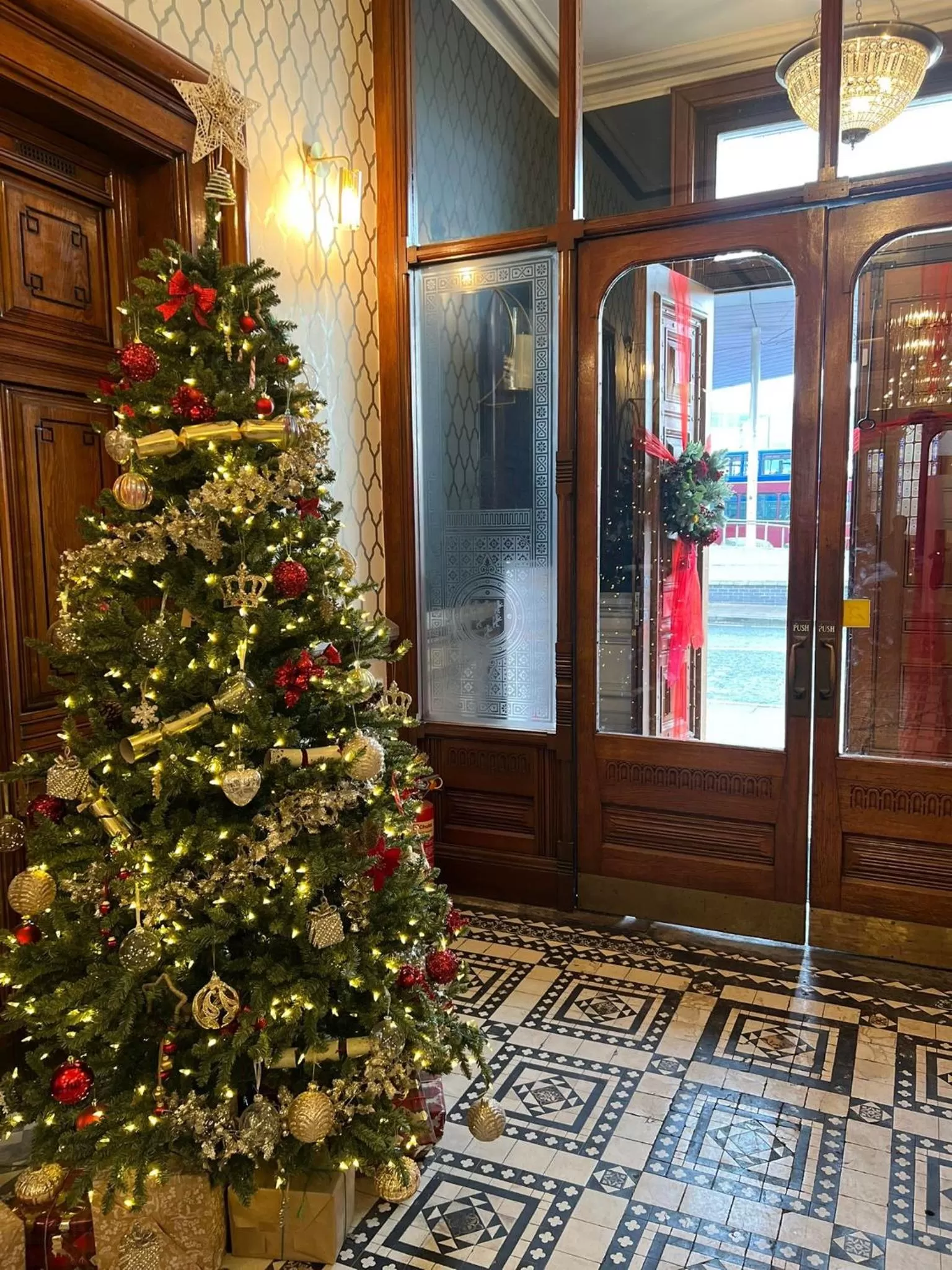 Lobby or reception in The Parr’s Bank Hotel