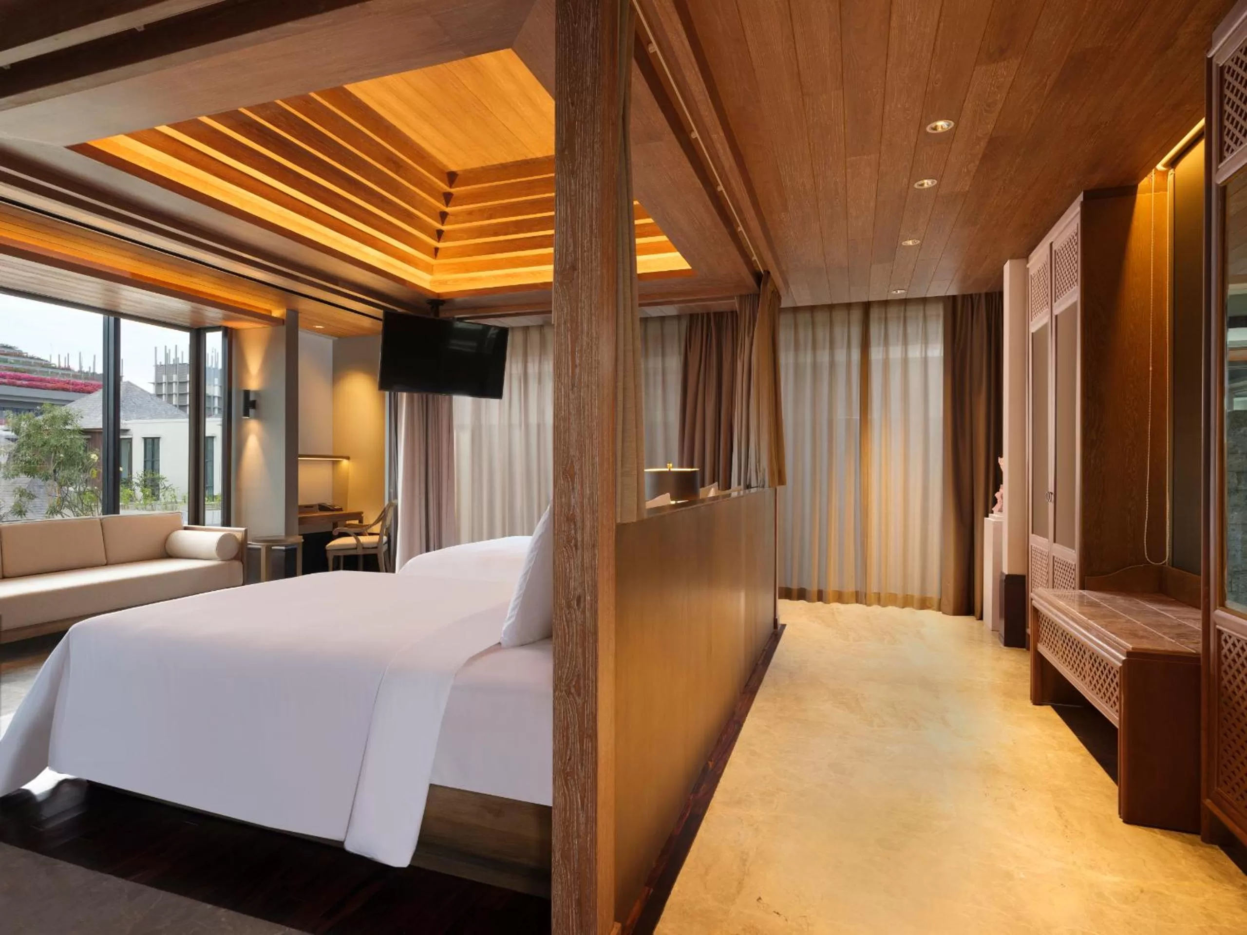 Bed in The Apurva Kempinski Bali