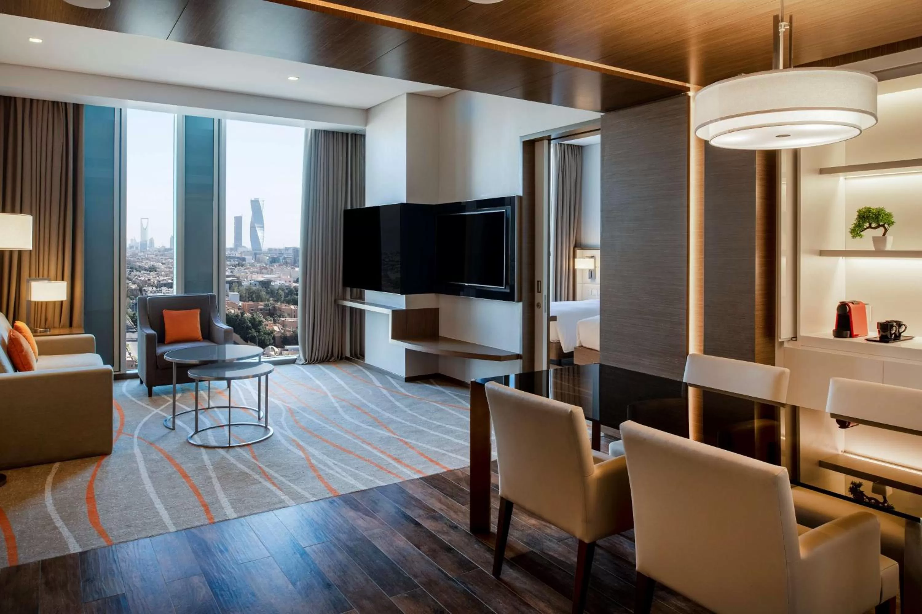 Living room in DoubleTree Suites by Hilton - Riyadh Financial District