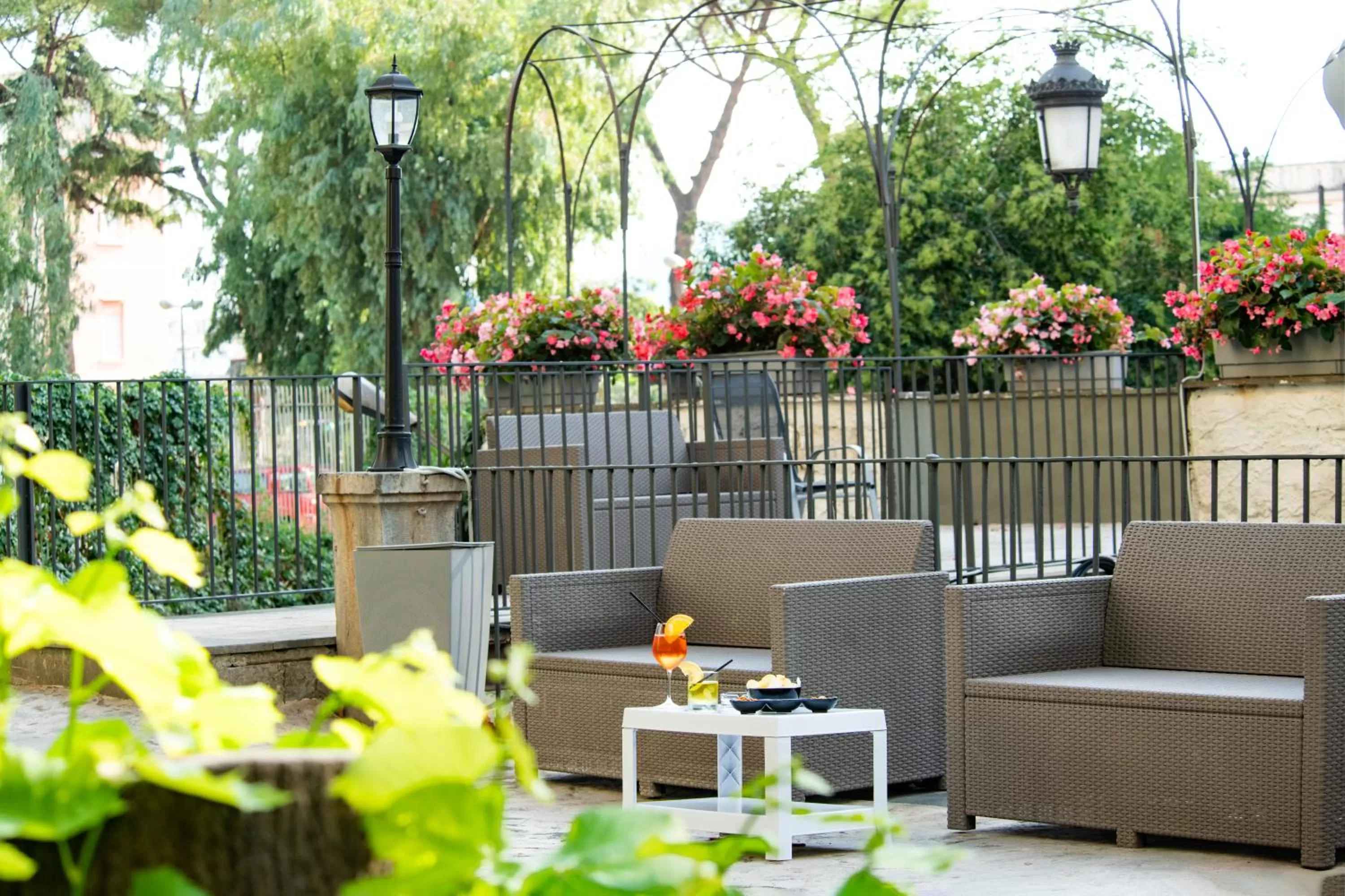 Patio in Villa Elisio Hotel & Spa