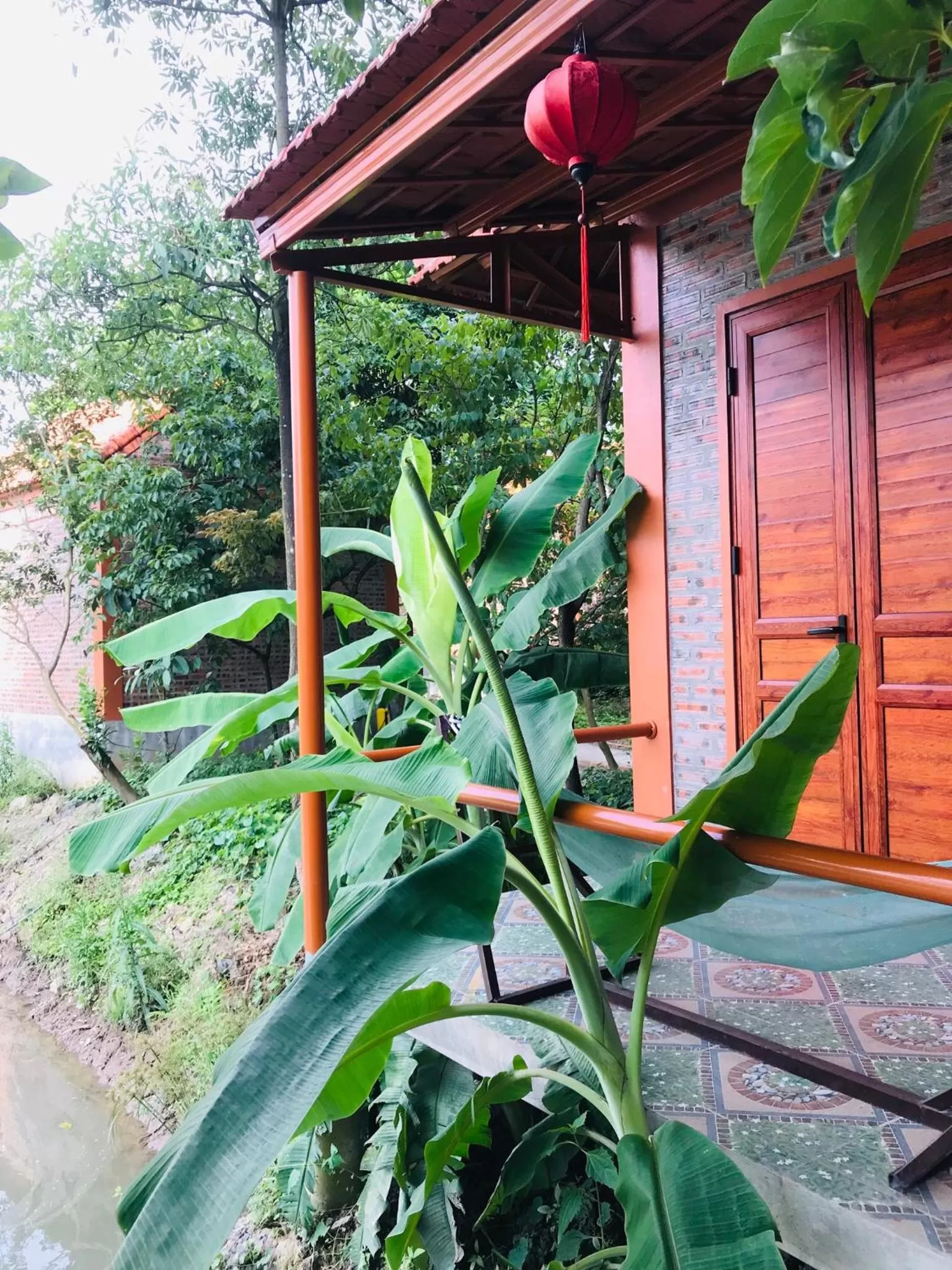 Patio in Trang An Lotus Lake Homestay