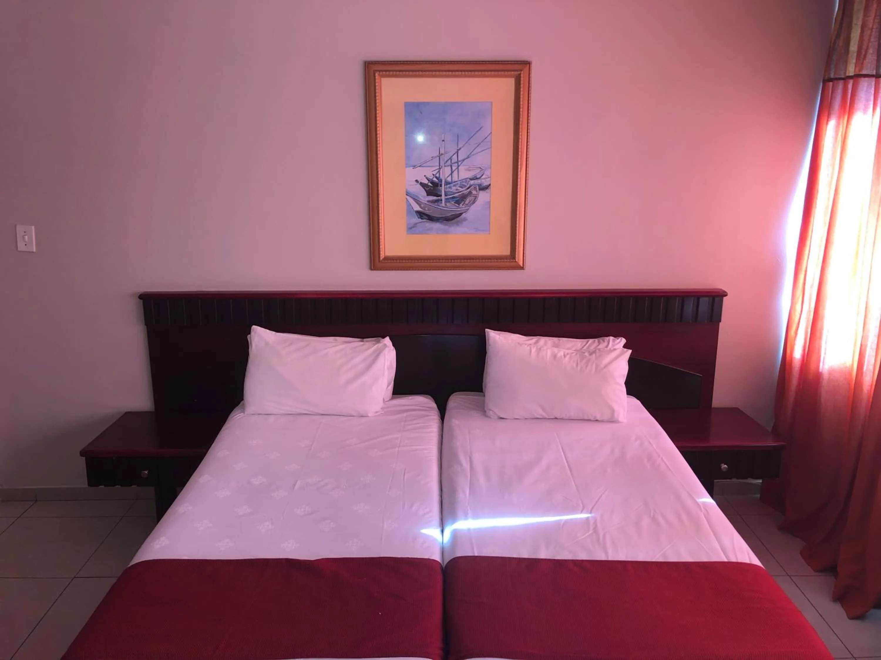 Bed in Coastlands Durban Self Catering Holiday Apartments