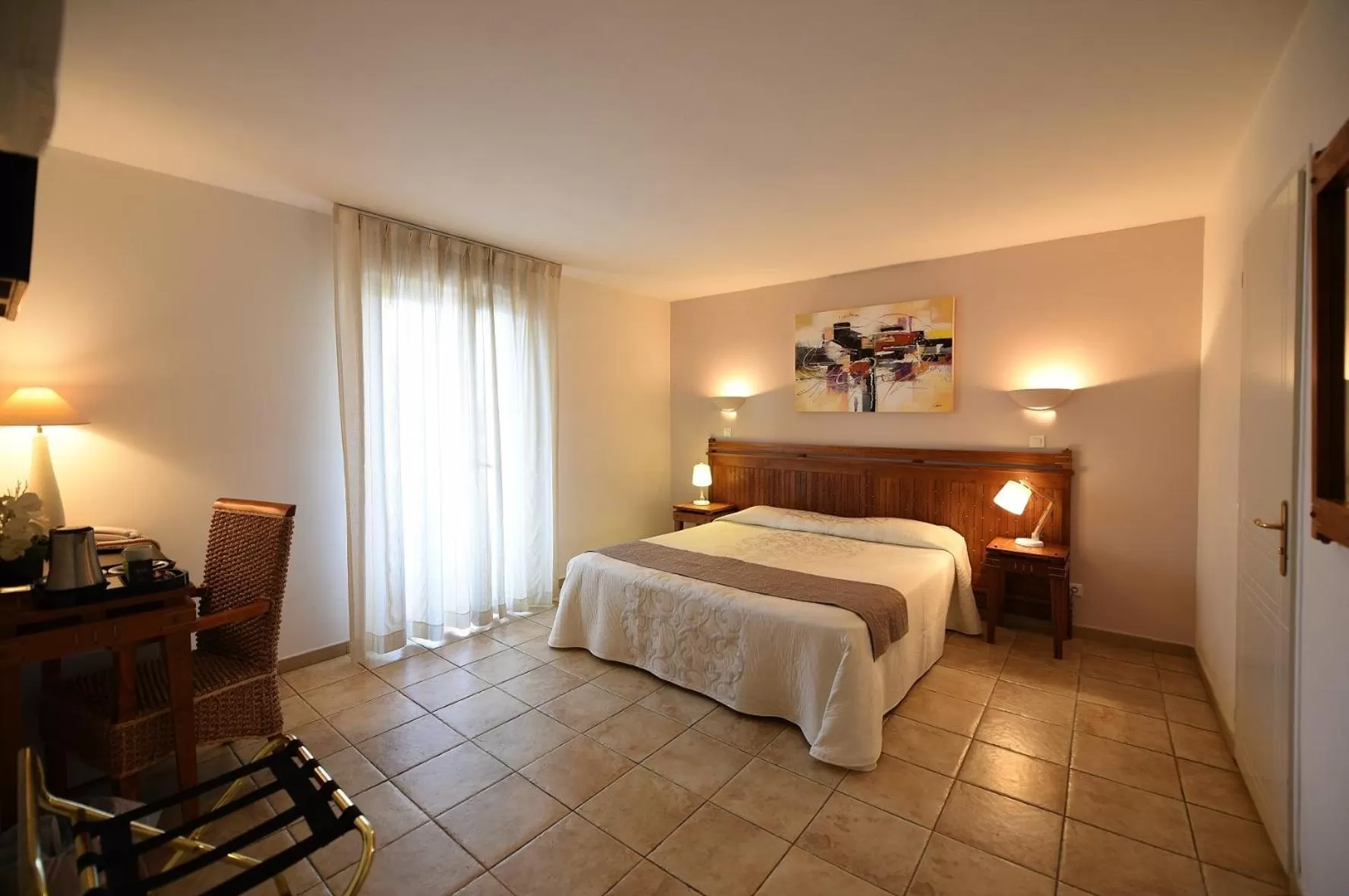 Bed in Hôtel A casa di Maria Cicilia