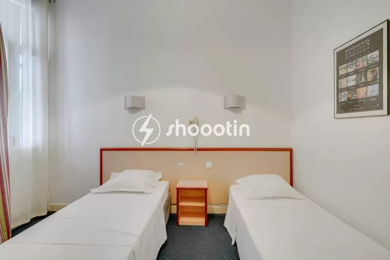 Bed in Hotel d'Angleterre