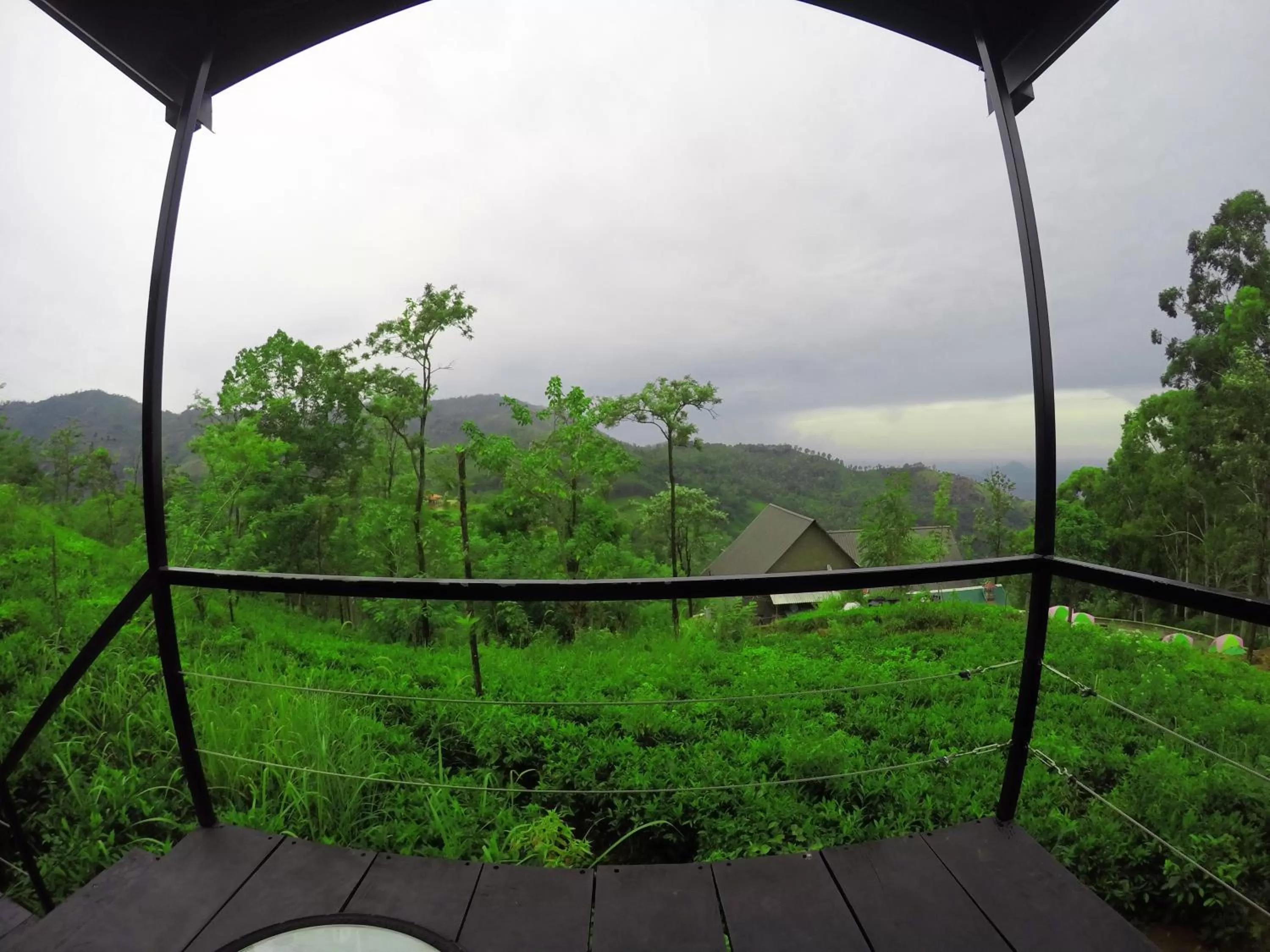 Mountain view in Box on clouds