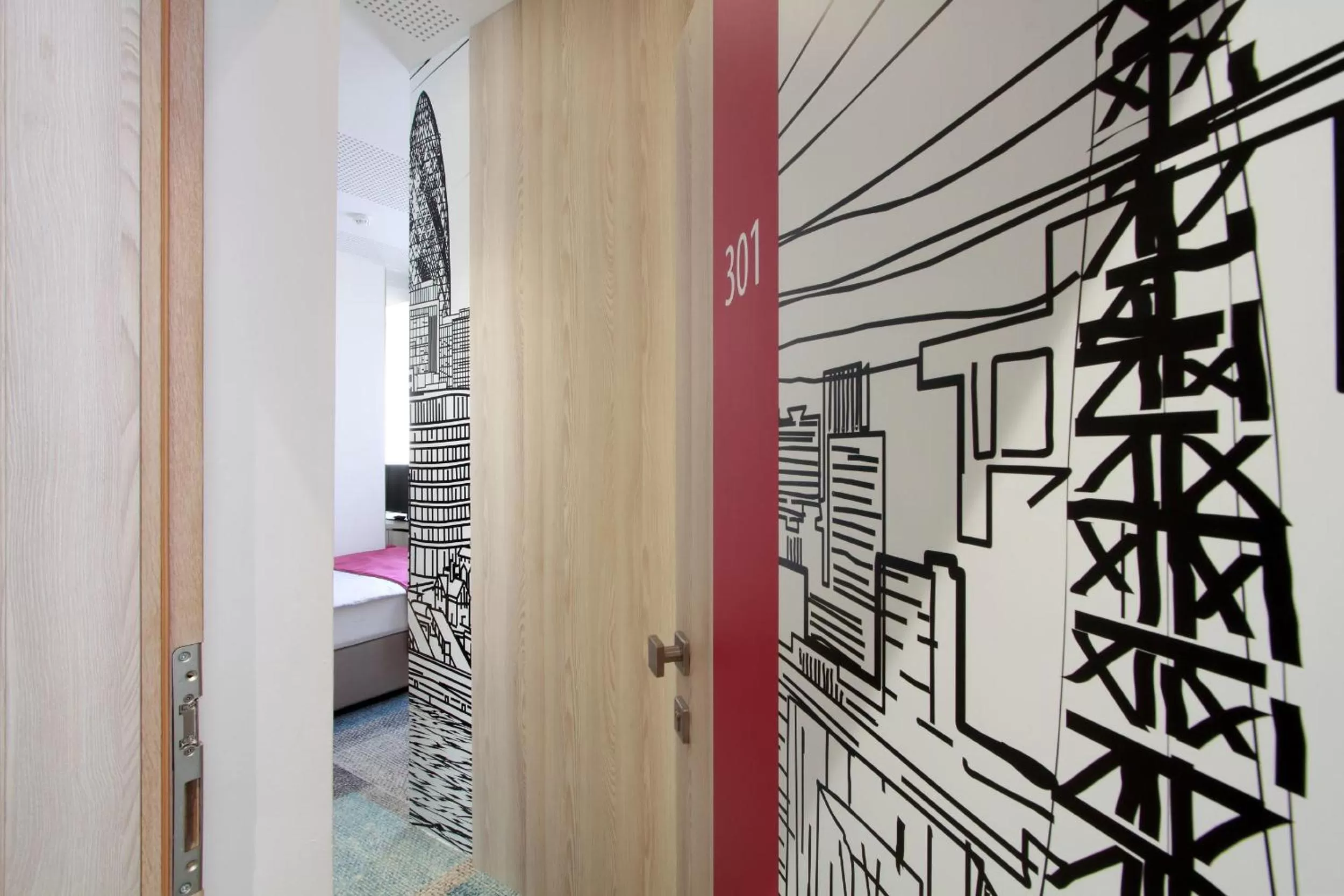 Bed in Hotel Cosmopolit