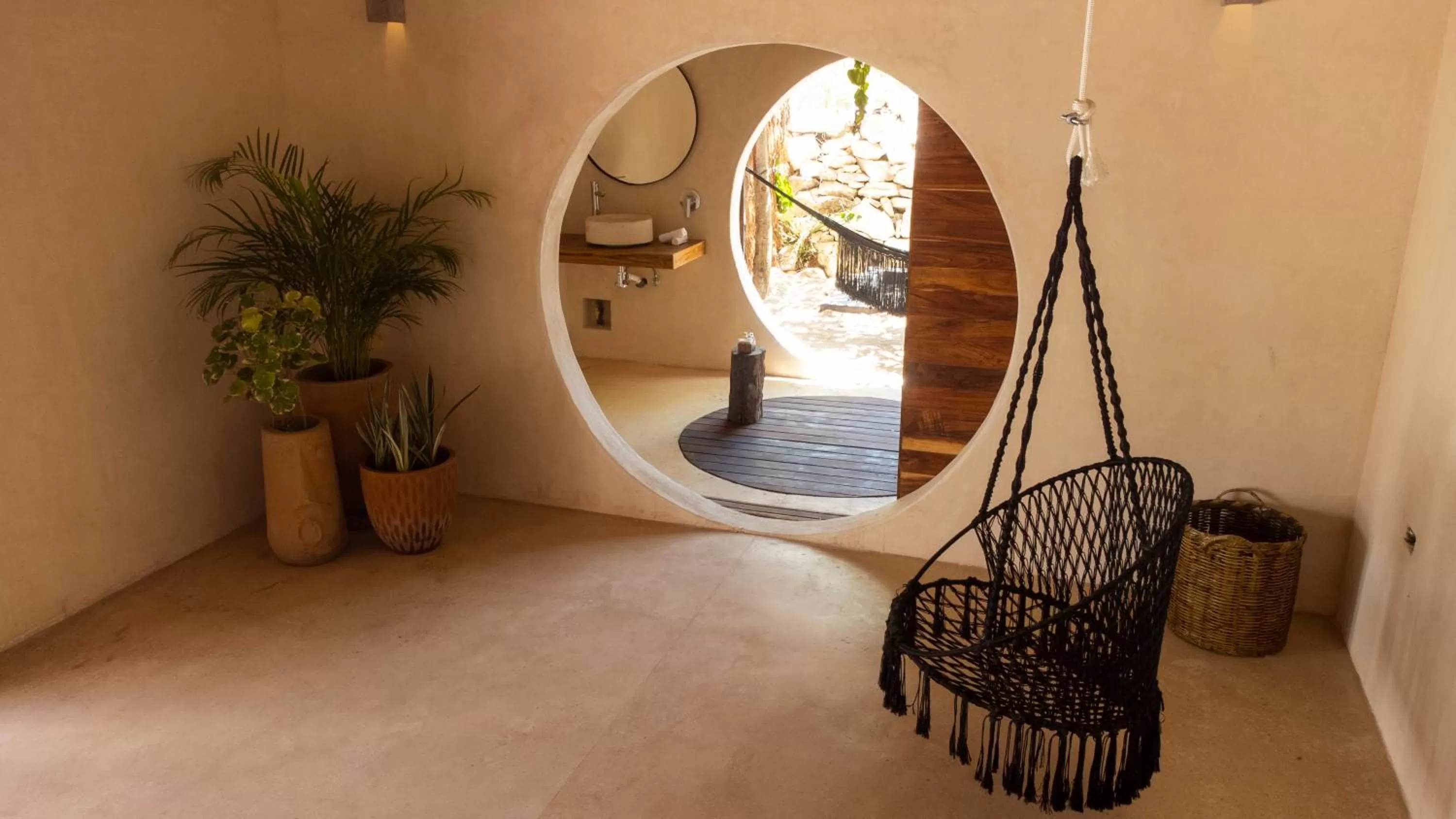 Living room in Zenote Sanctuary