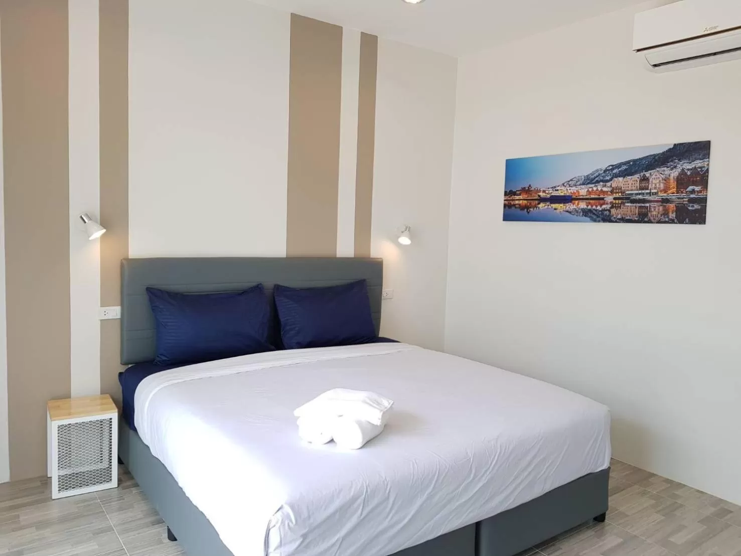 Bed in The Cube Resort