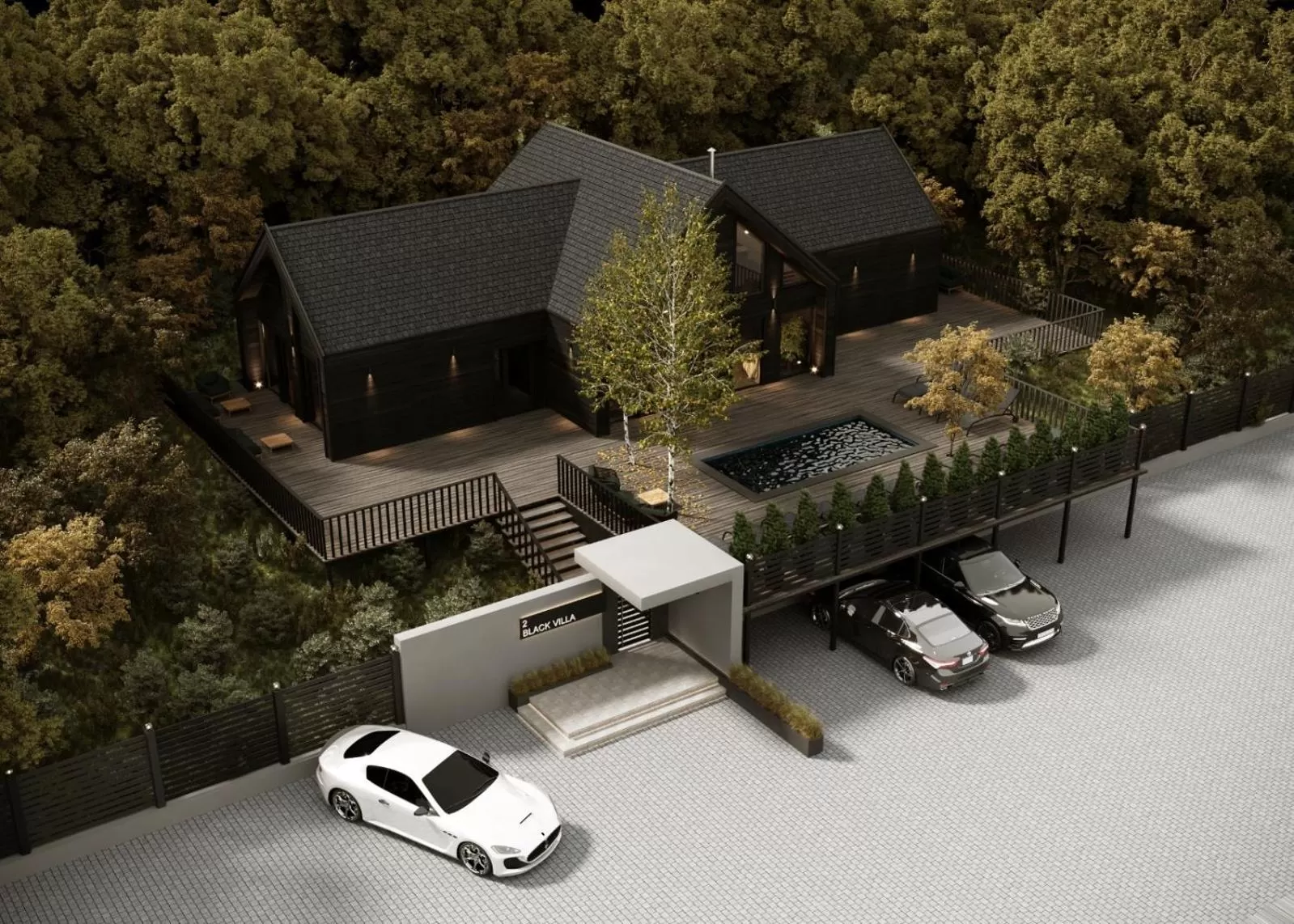 Bird's-eye View in Tree House Relax Park