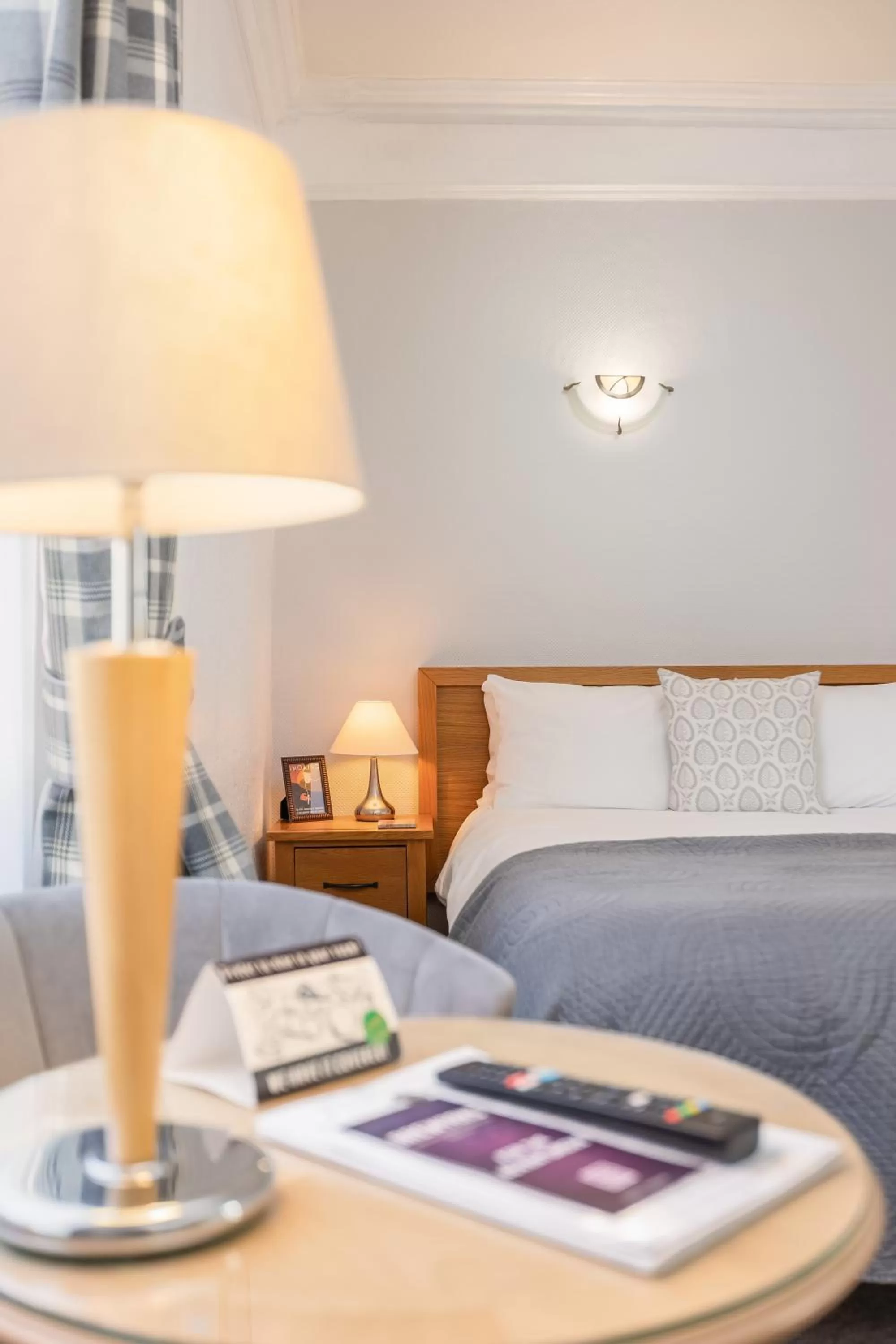 Bed in The Black Swan Inn