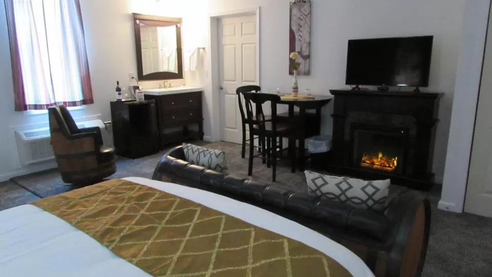 Bed in Deer Creek Winery at Brooks Estate