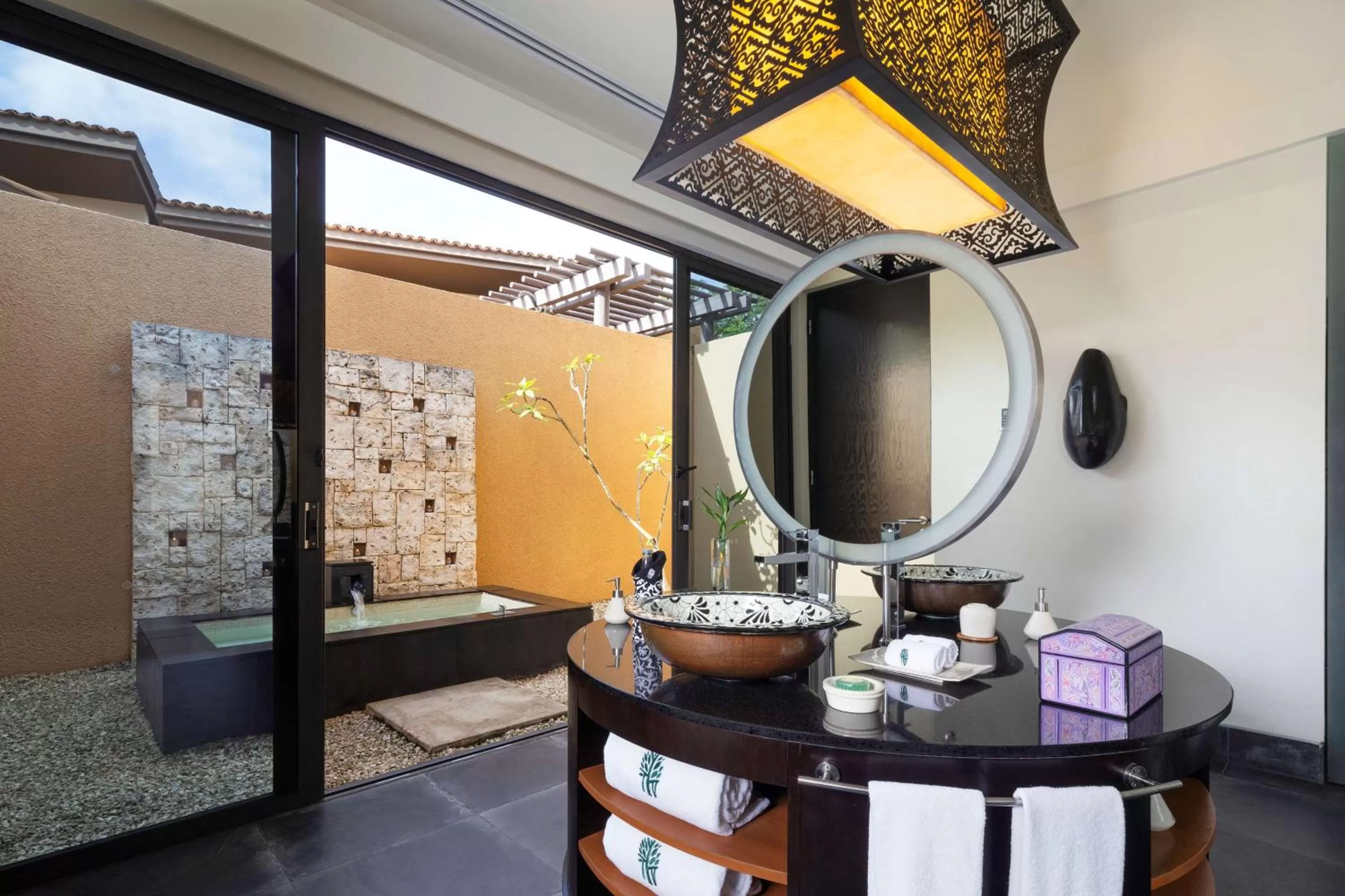 Toilet, Bed in Banyan Tree Mayakoba