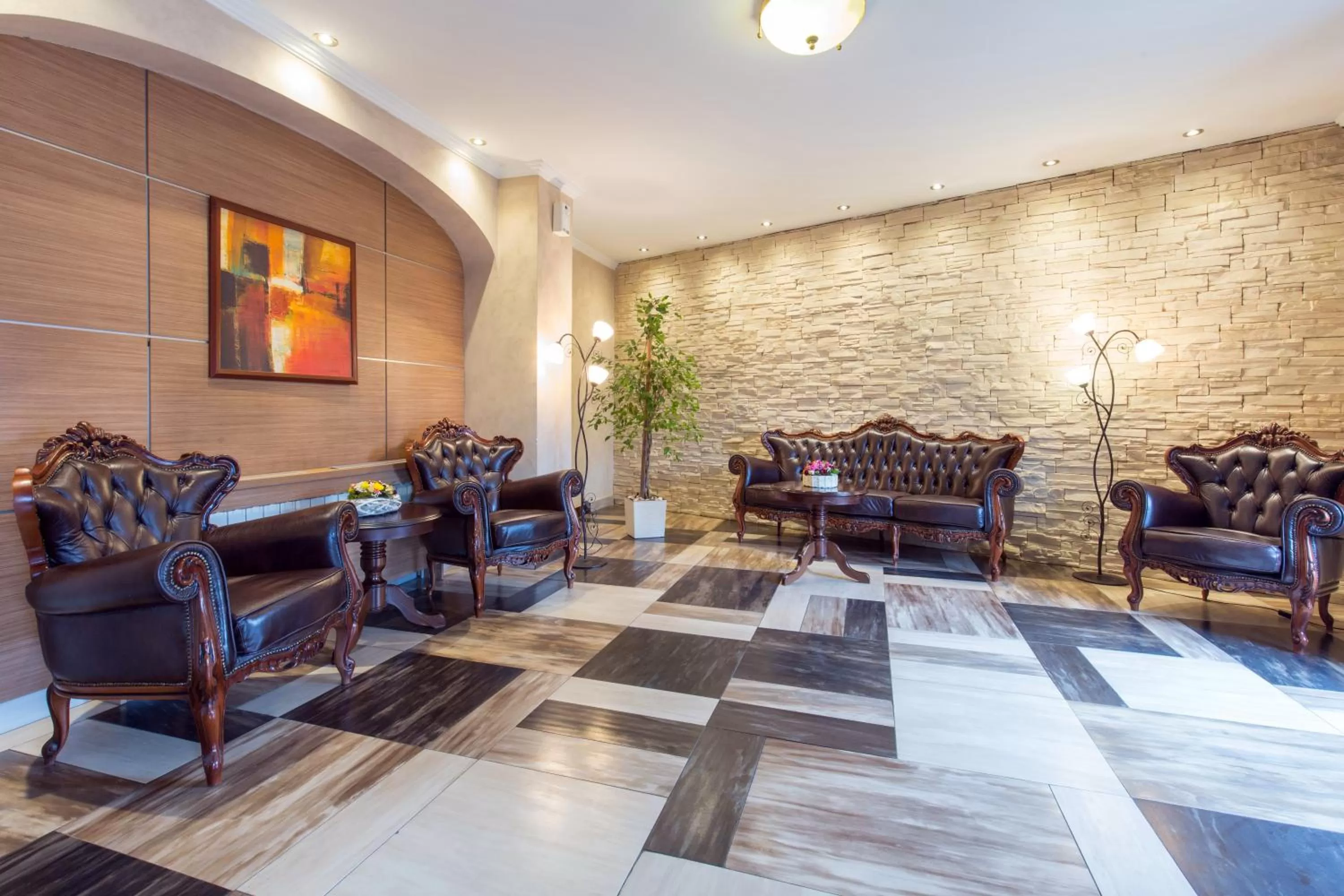 Lobby or reception in Belgrade City Hotel