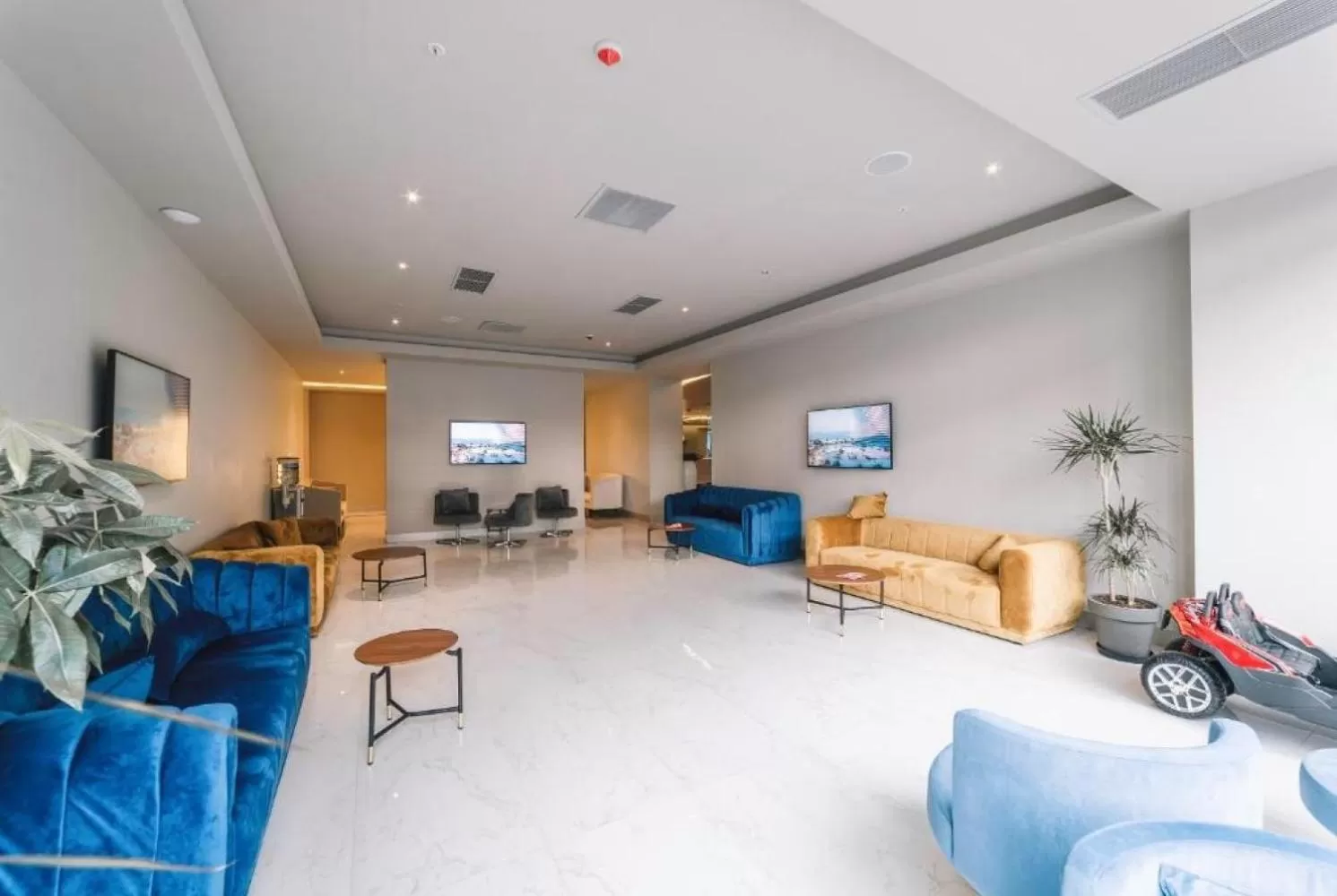 Lobby or reception, Seating Area in Luxury Sea View Aparthotel In Orbi City Batumi