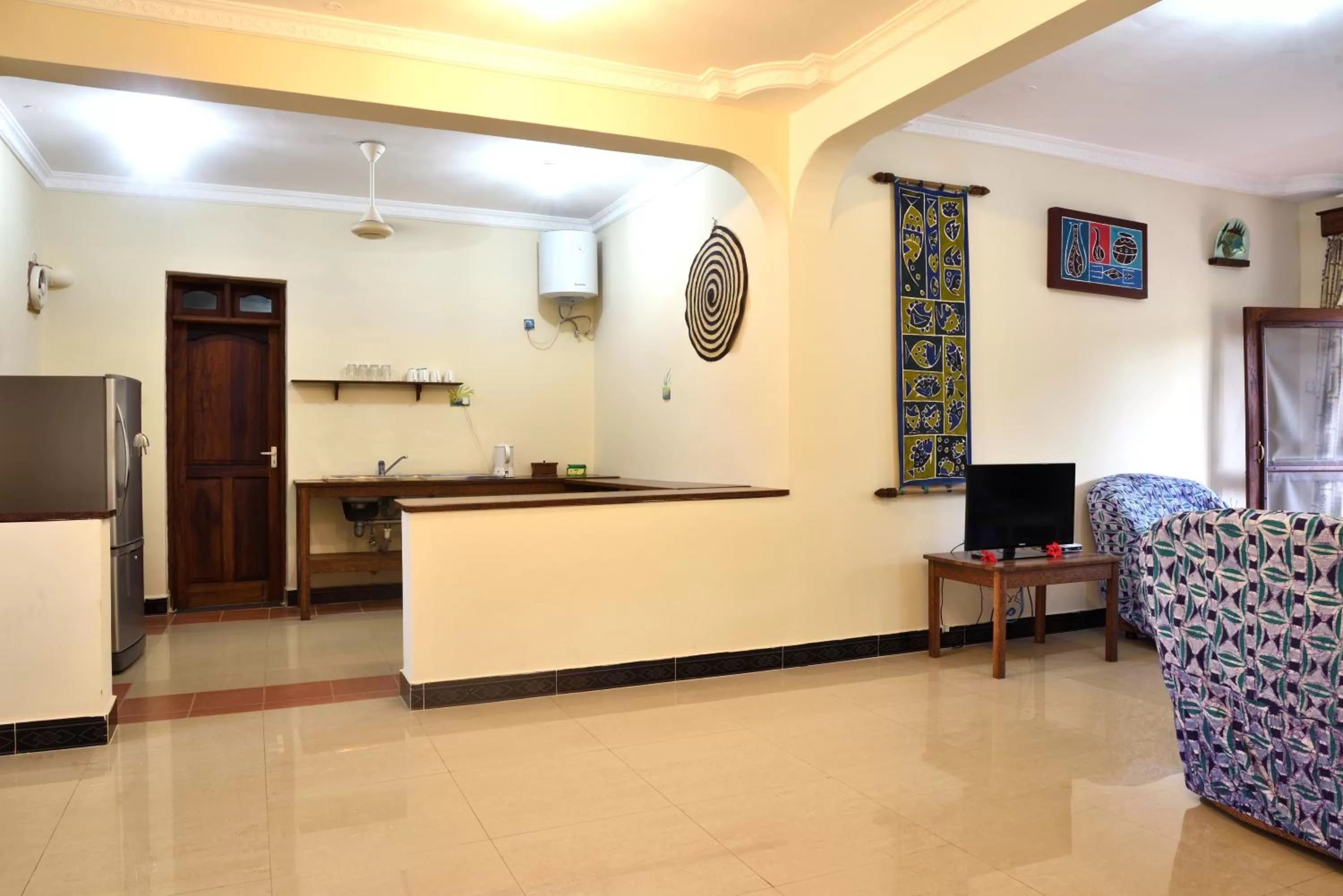 Kitchen or kitchenette in Mnarani Beach Cottages