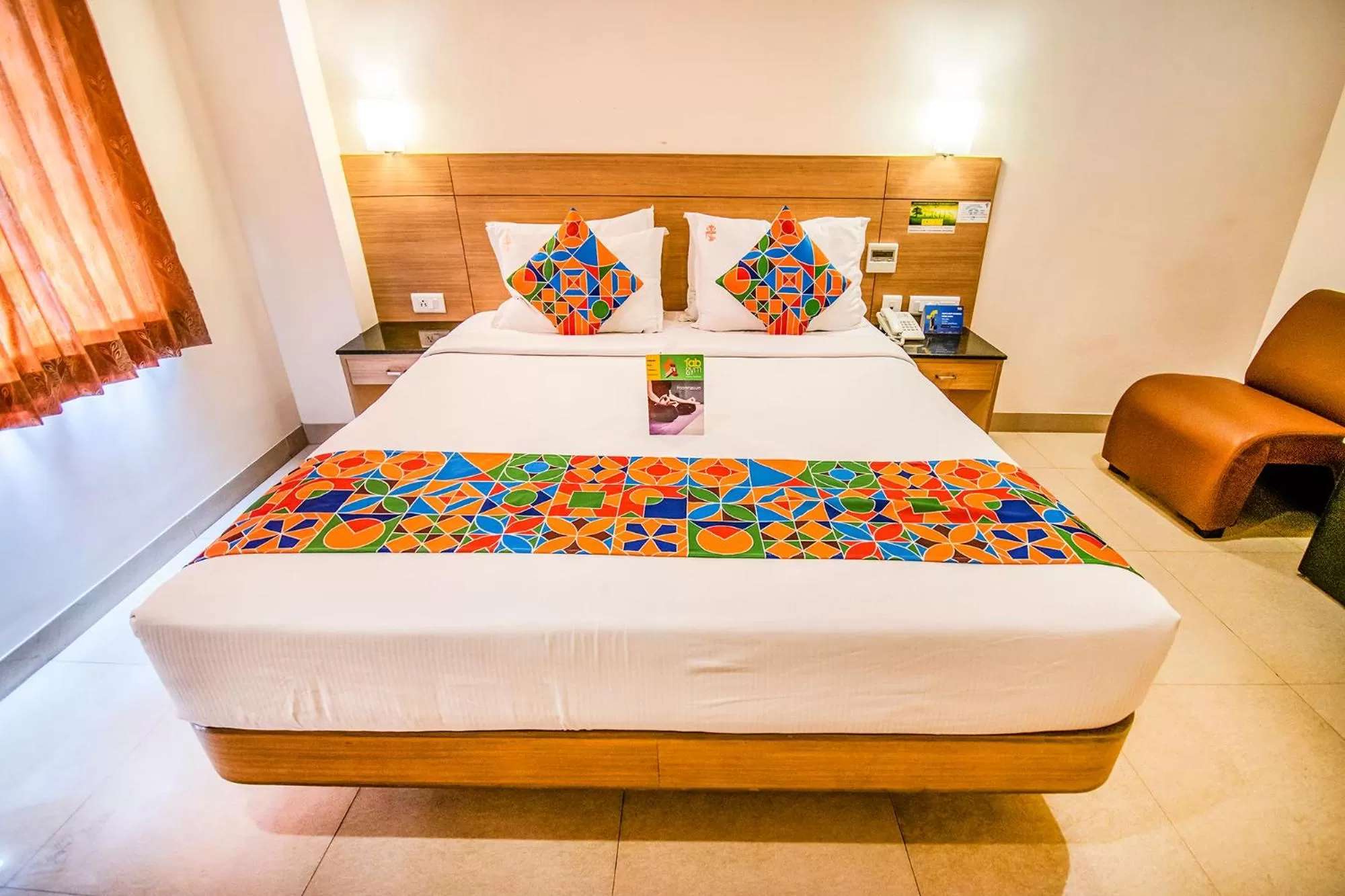 Bedroom, Bed in FabHotel Prime Royal Castle Gandhipuram