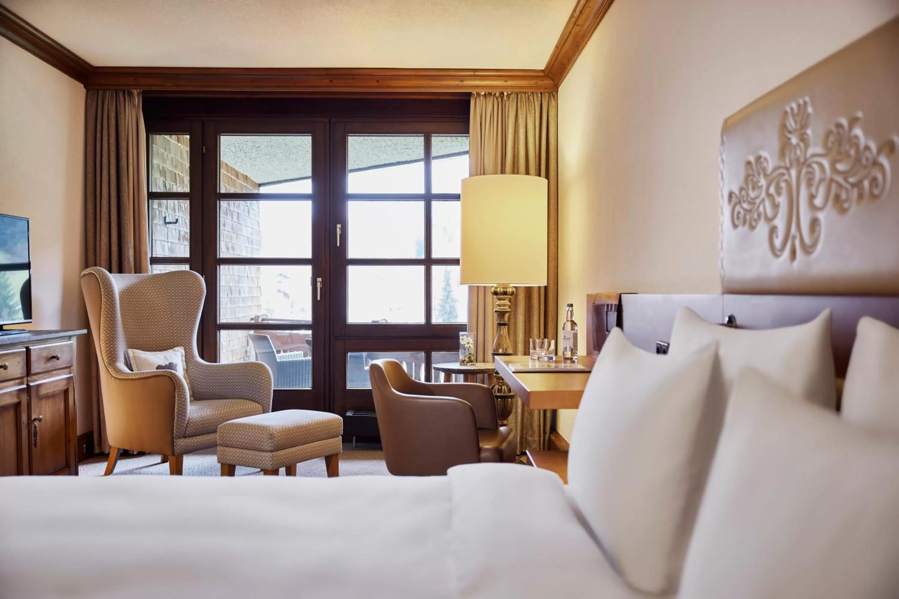 Photo of the whole room, Bed in Parkhotel Oberstaufen