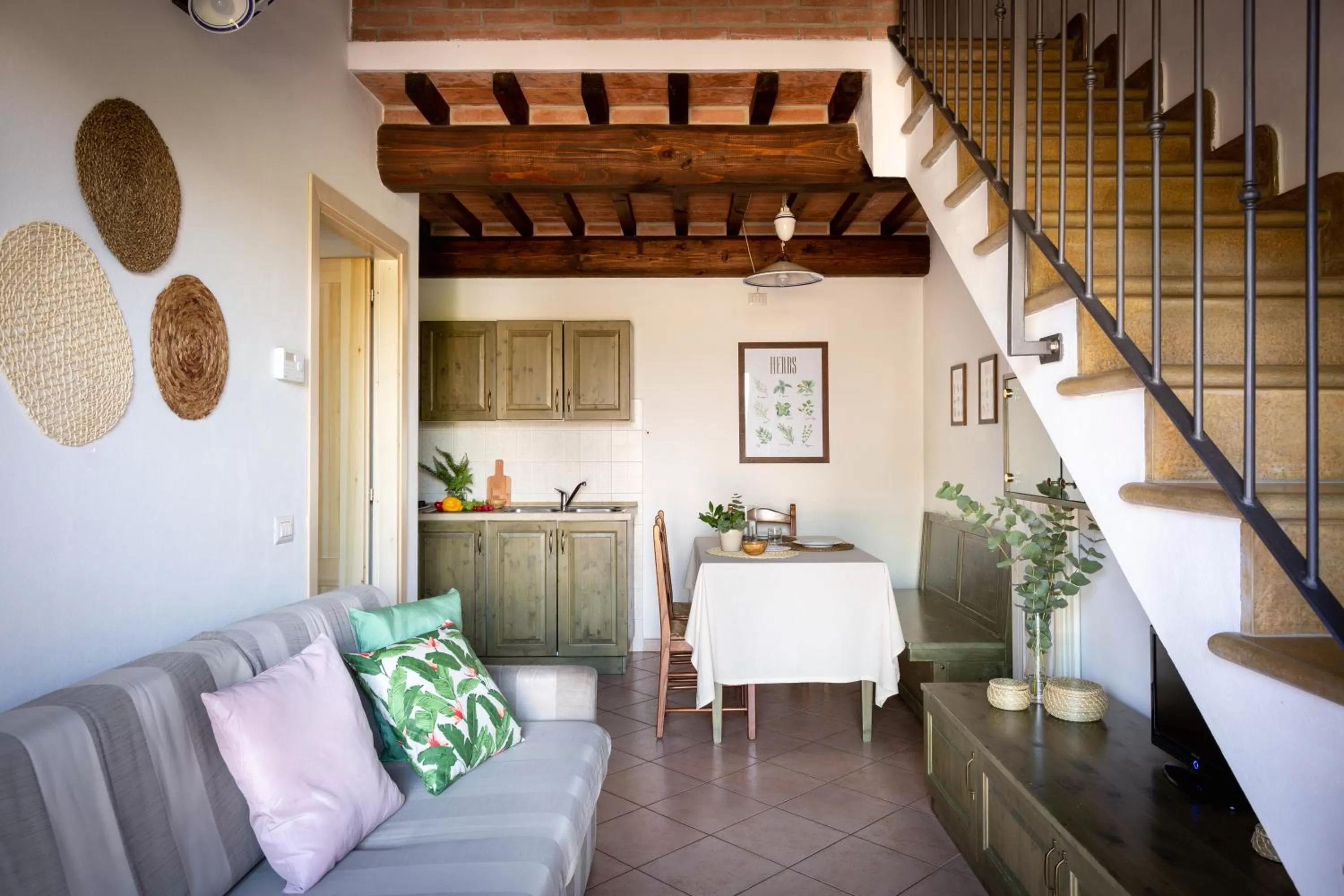 Living room in Borgo Verde