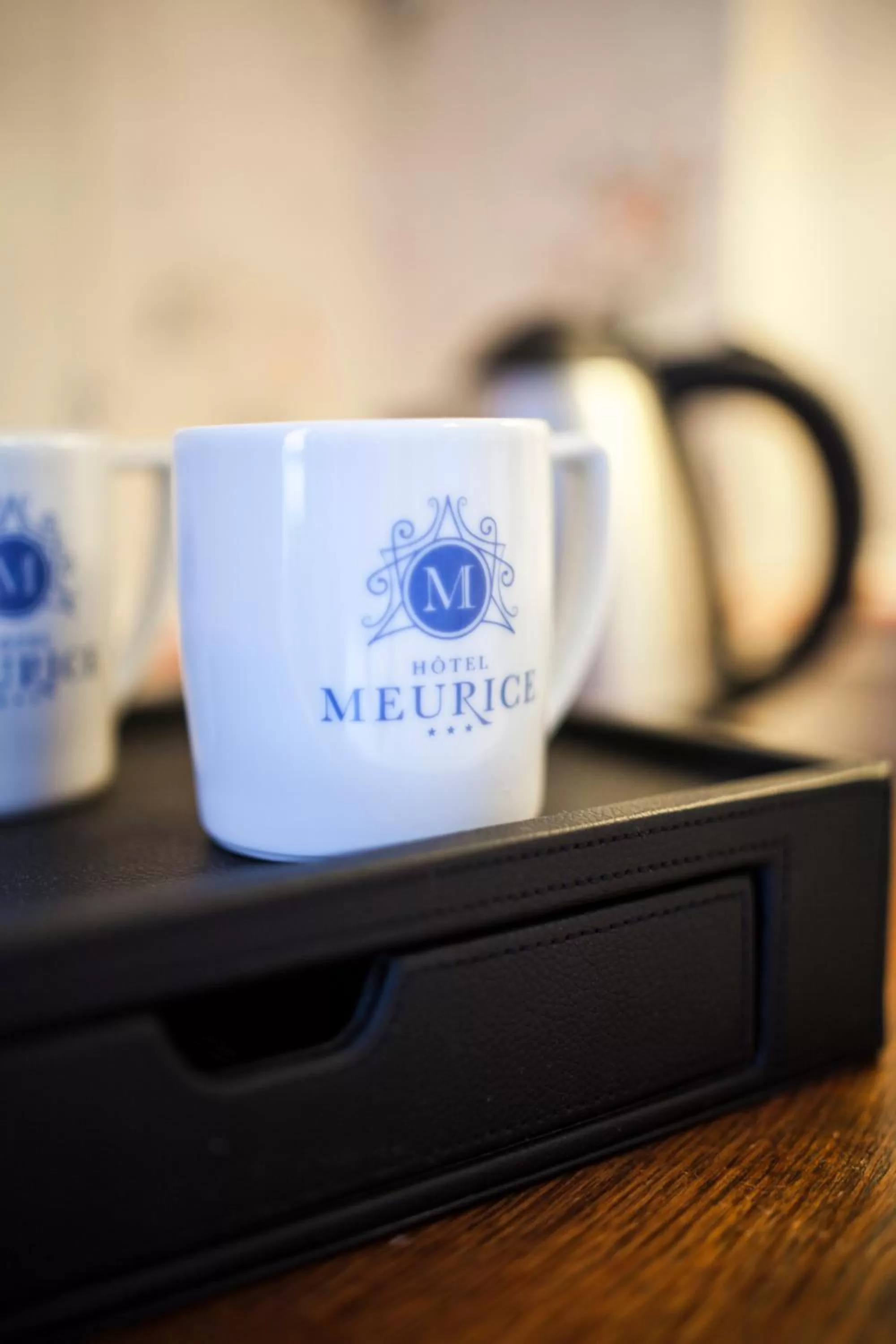 Coffee/tea facilities in Hotel Meurice