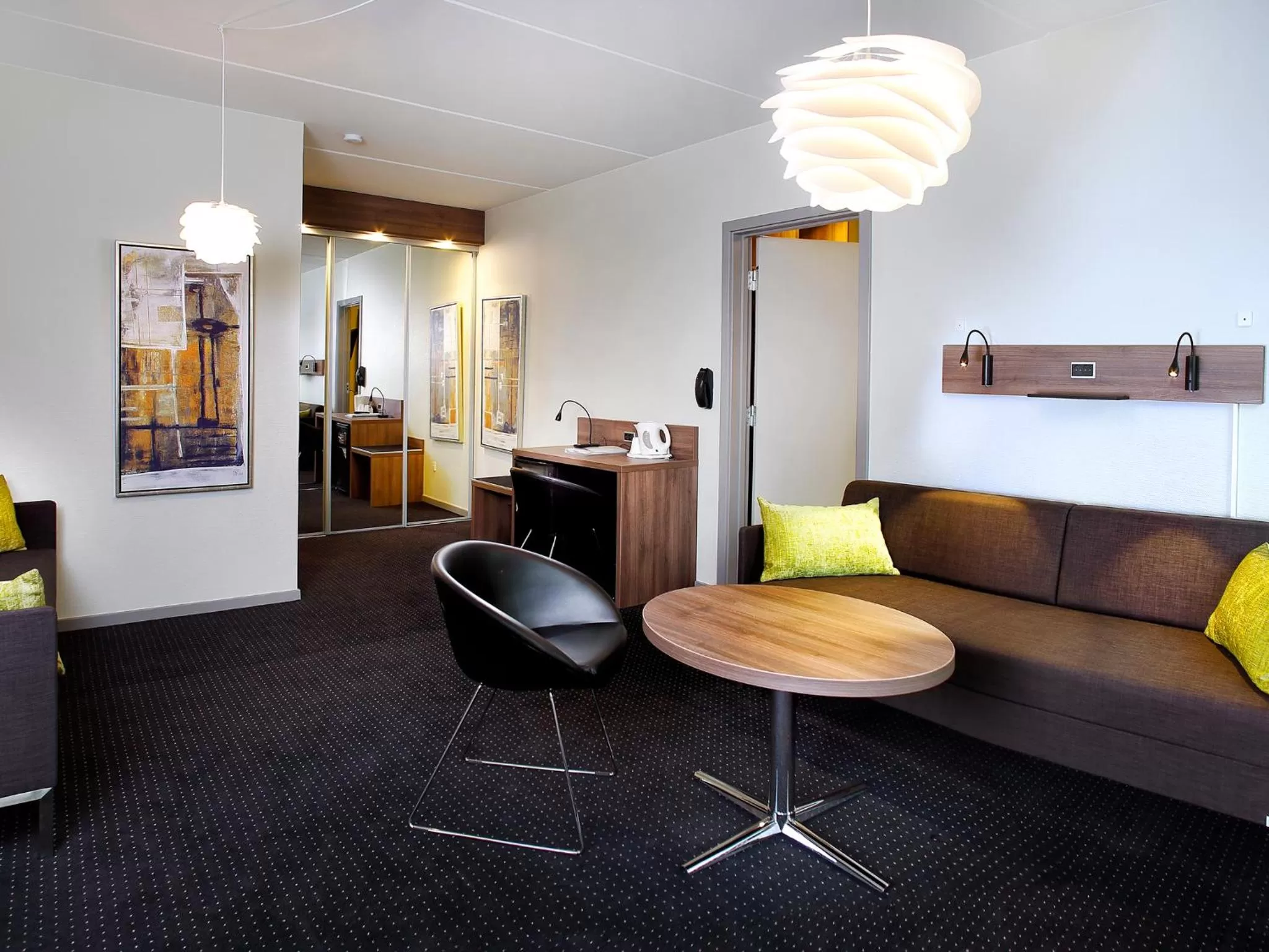 Living room in The Lodge Billund