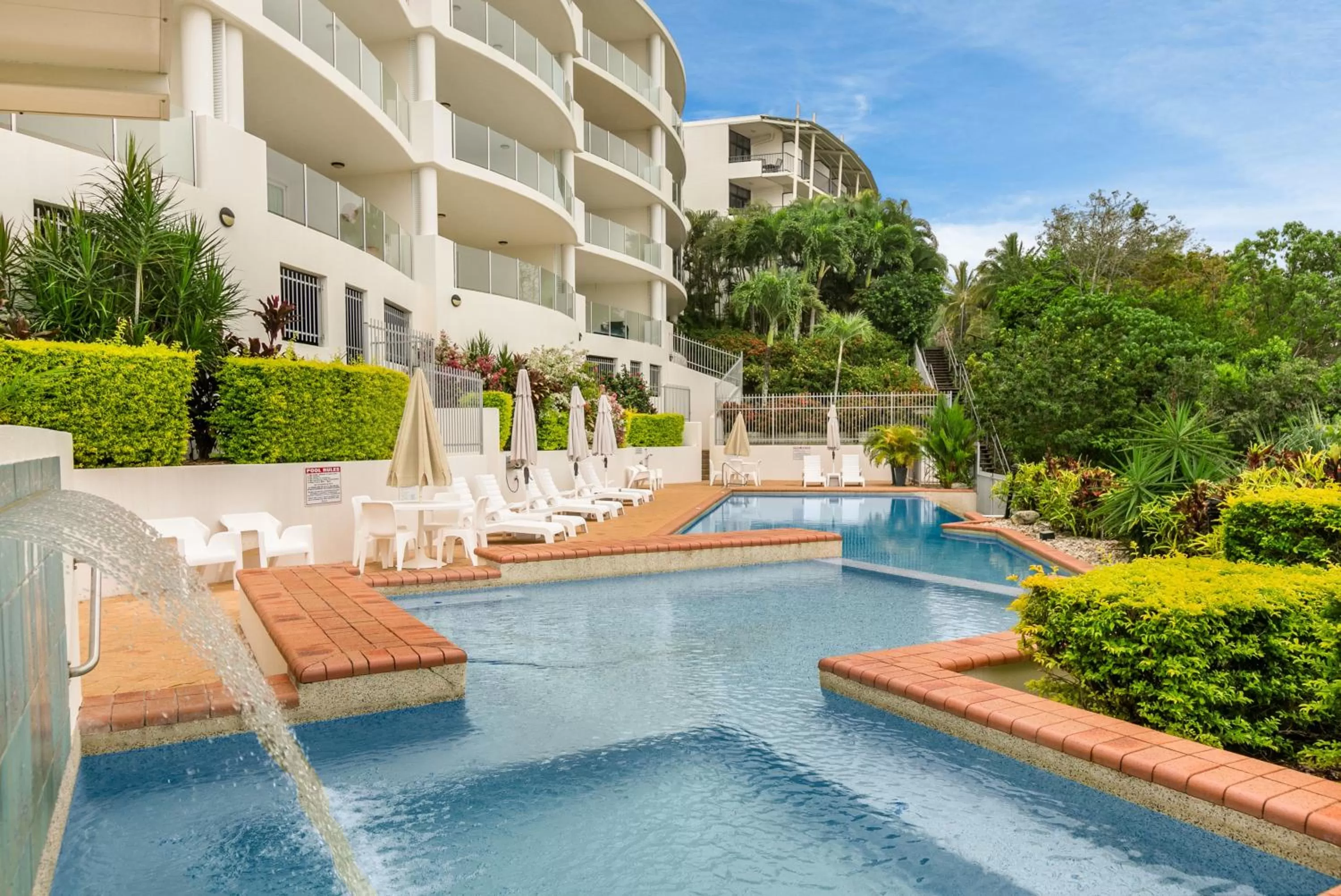 Swimming pool in Bellevue At Trinity Beach