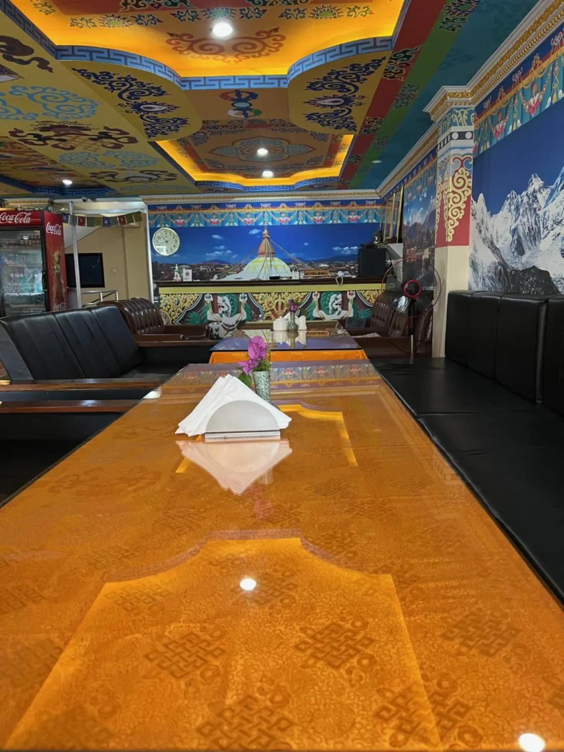 Lobby or reception in The Boudha Inn